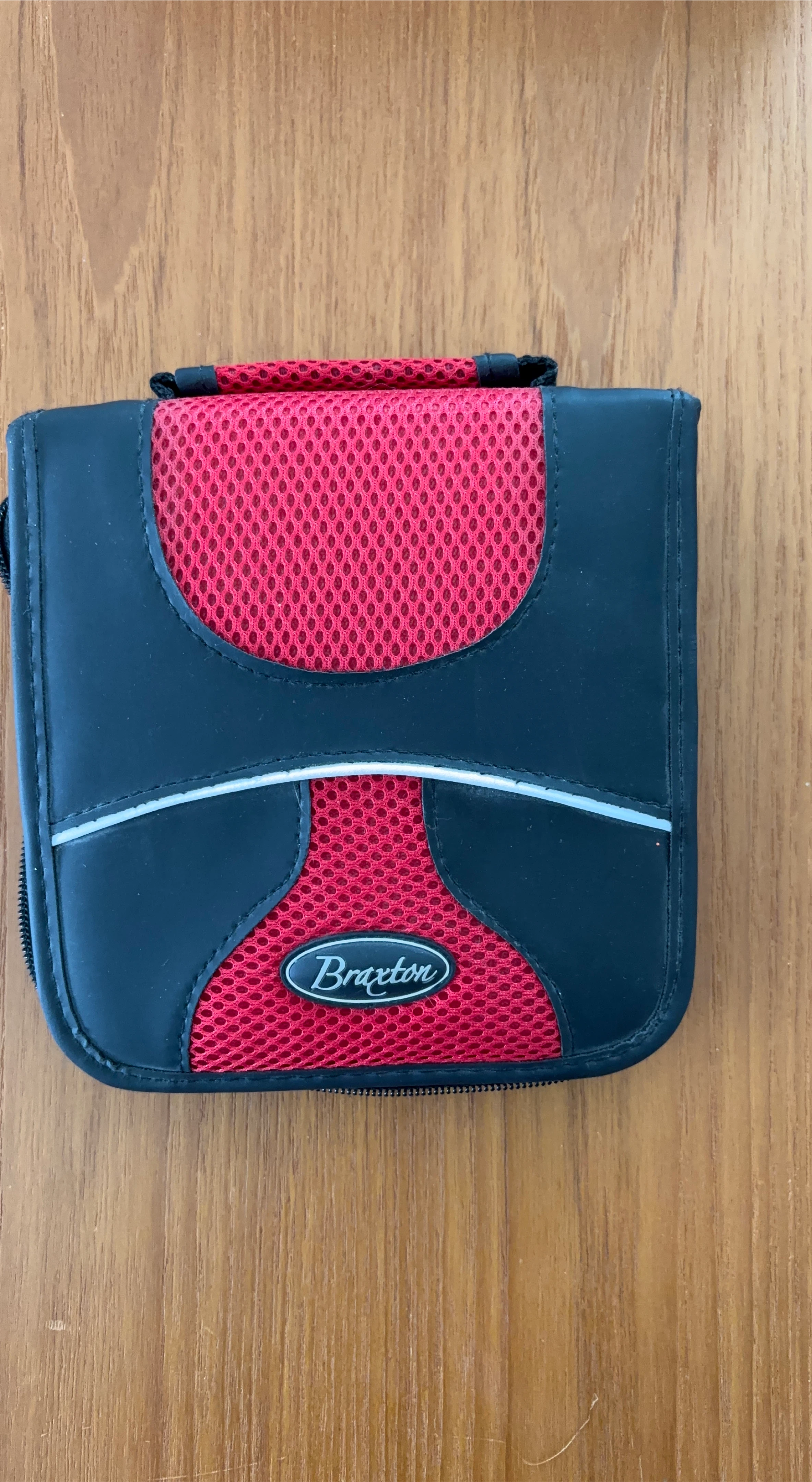 Braxton Black & Red CD/DVD Storage Case