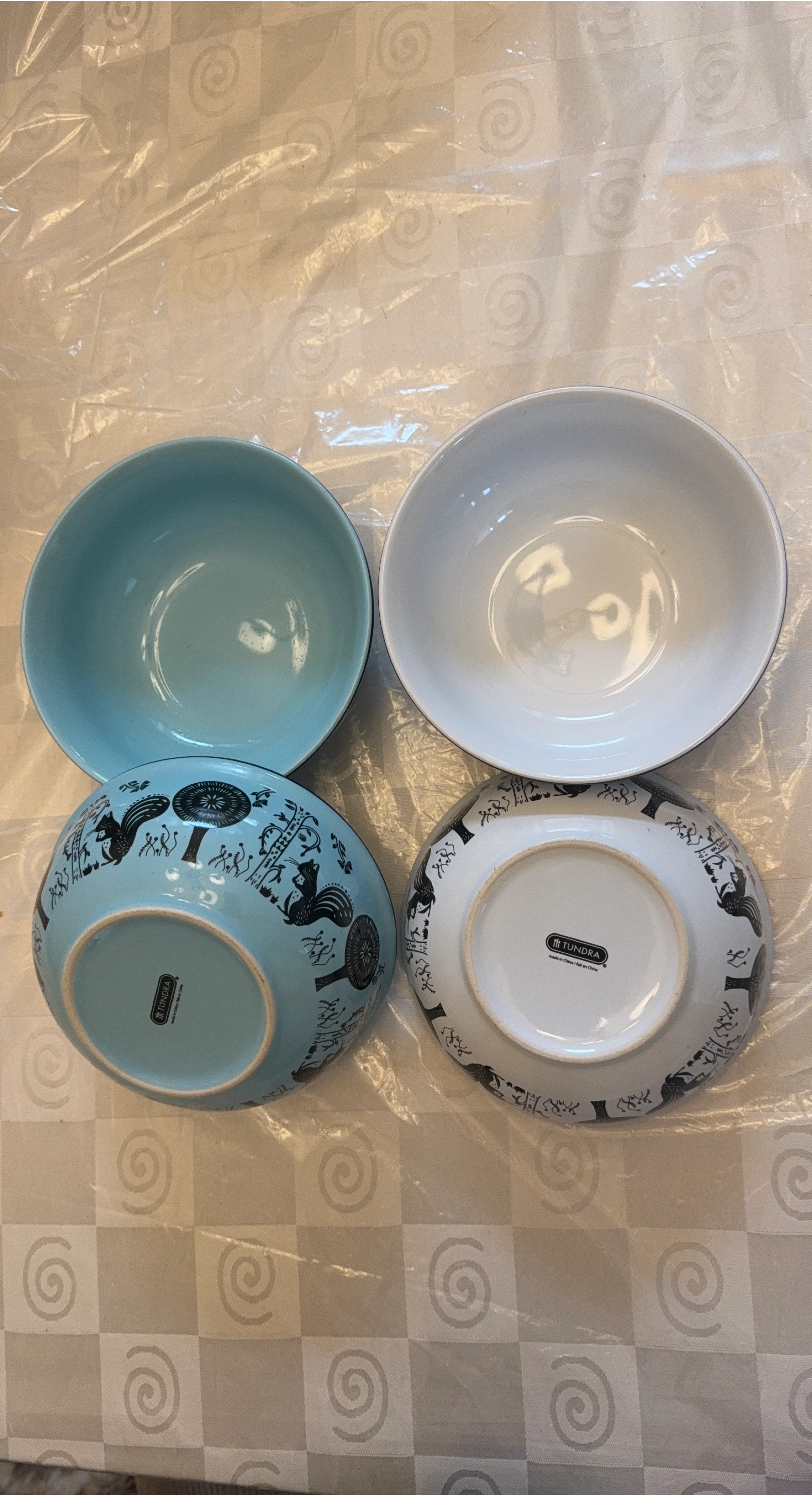 Tundra Set of 4 Ceramic Bowls