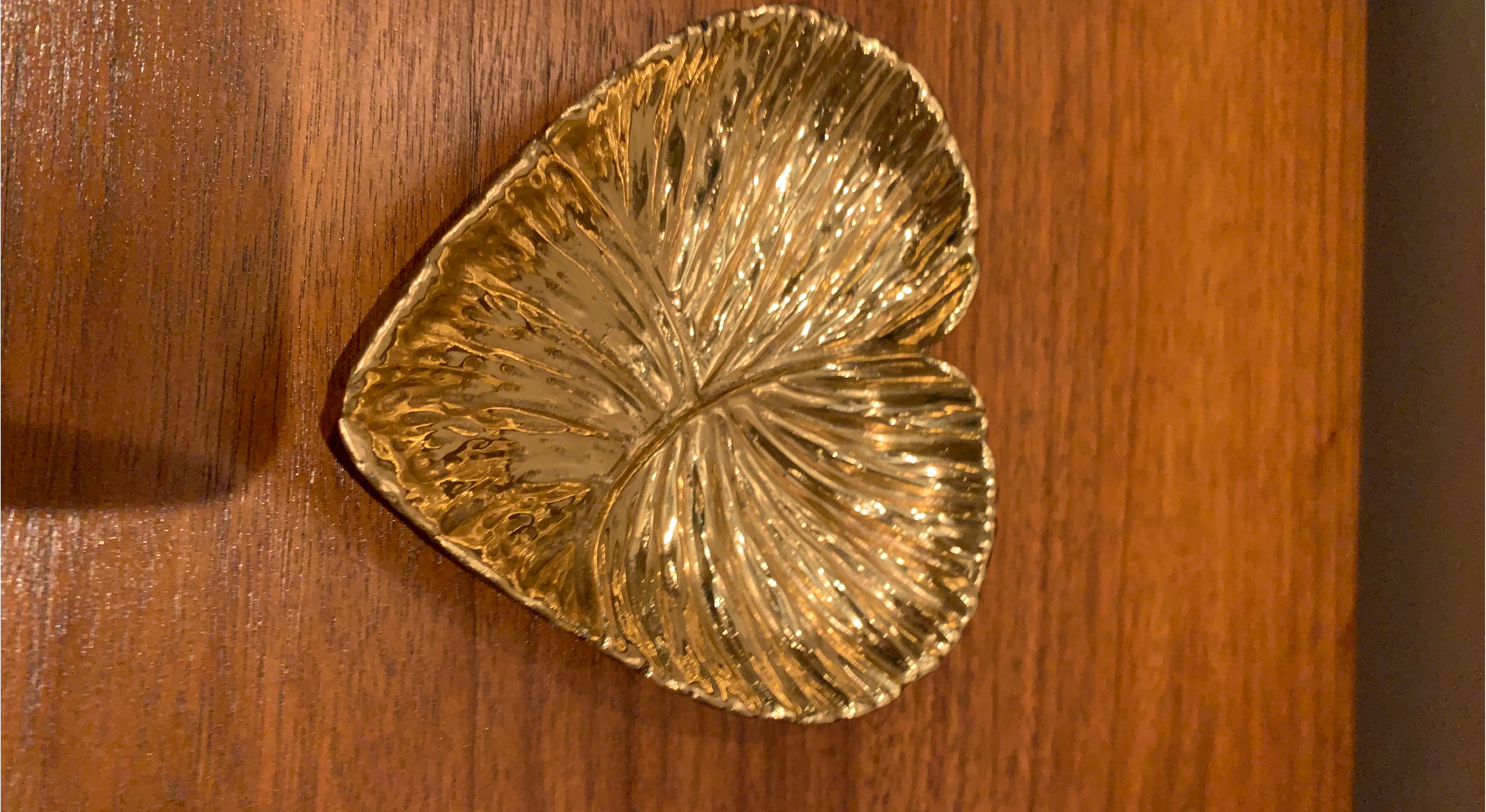 Aerin Heart Shaped Brass Trinket Dish