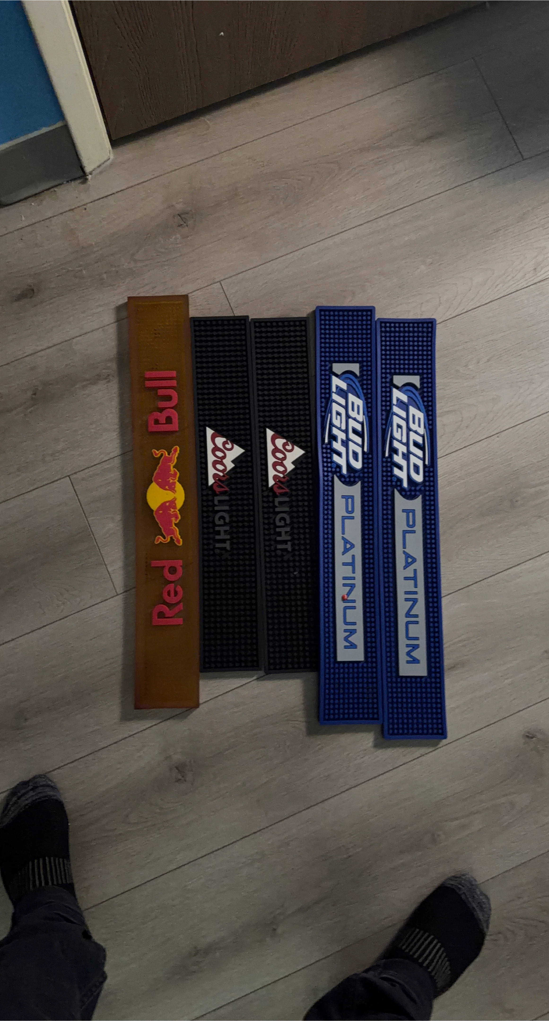 Red Bull, Coors Light & Bud Light Platinum Bar Mats