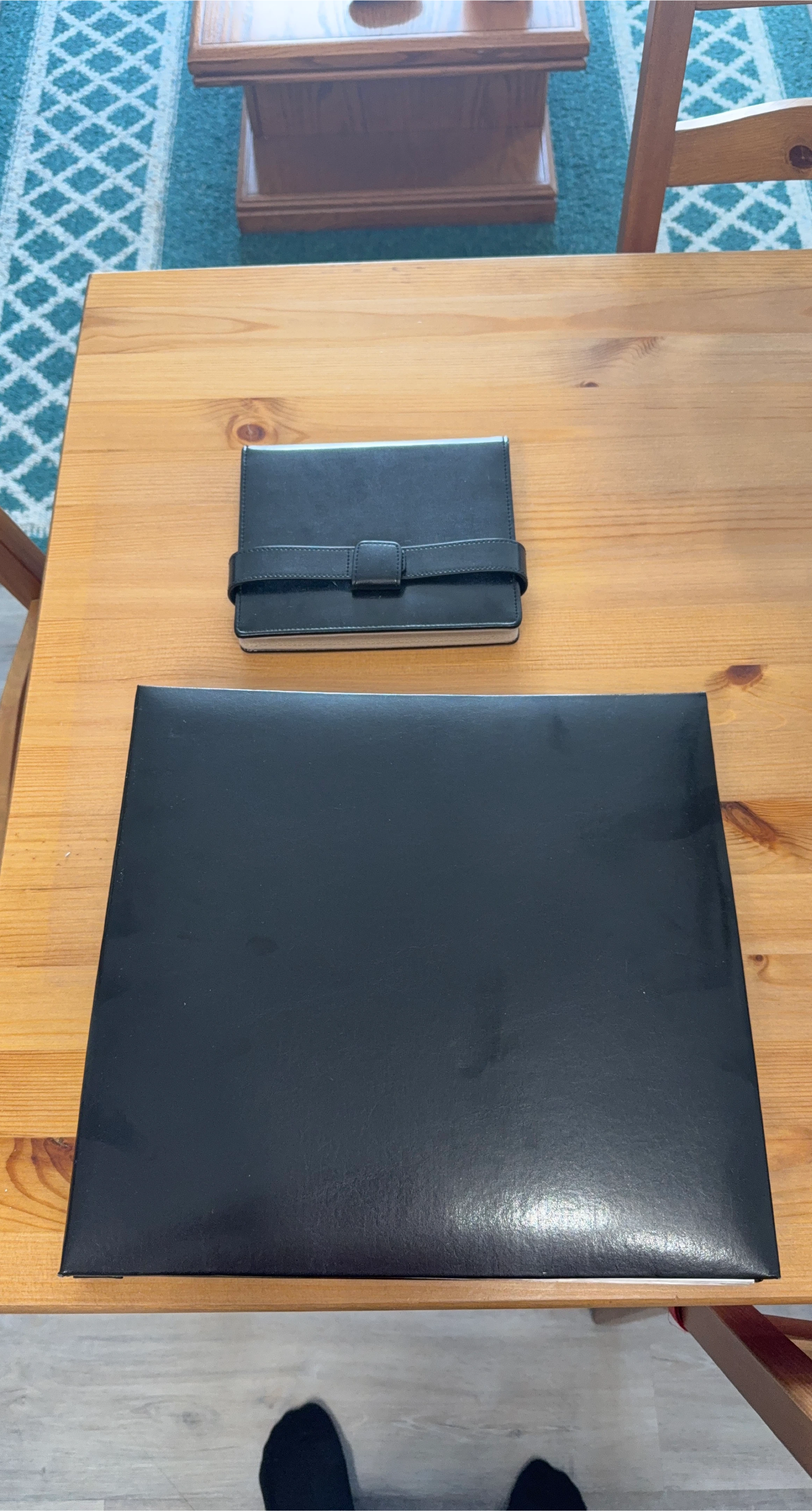 Black Faux Leather Photo Albums