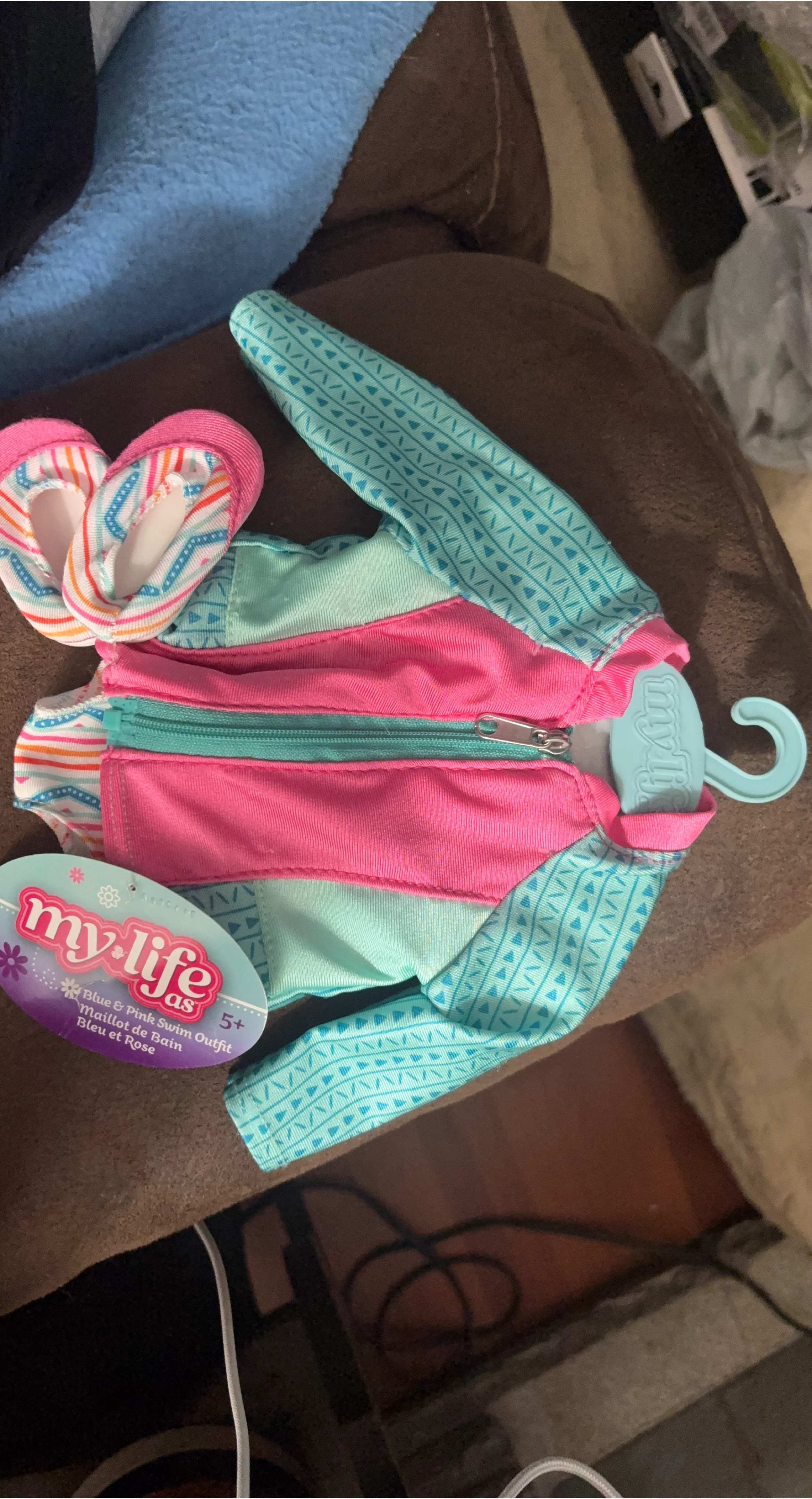 My Life As Blue & Pink Swimsuit Outfit for doll