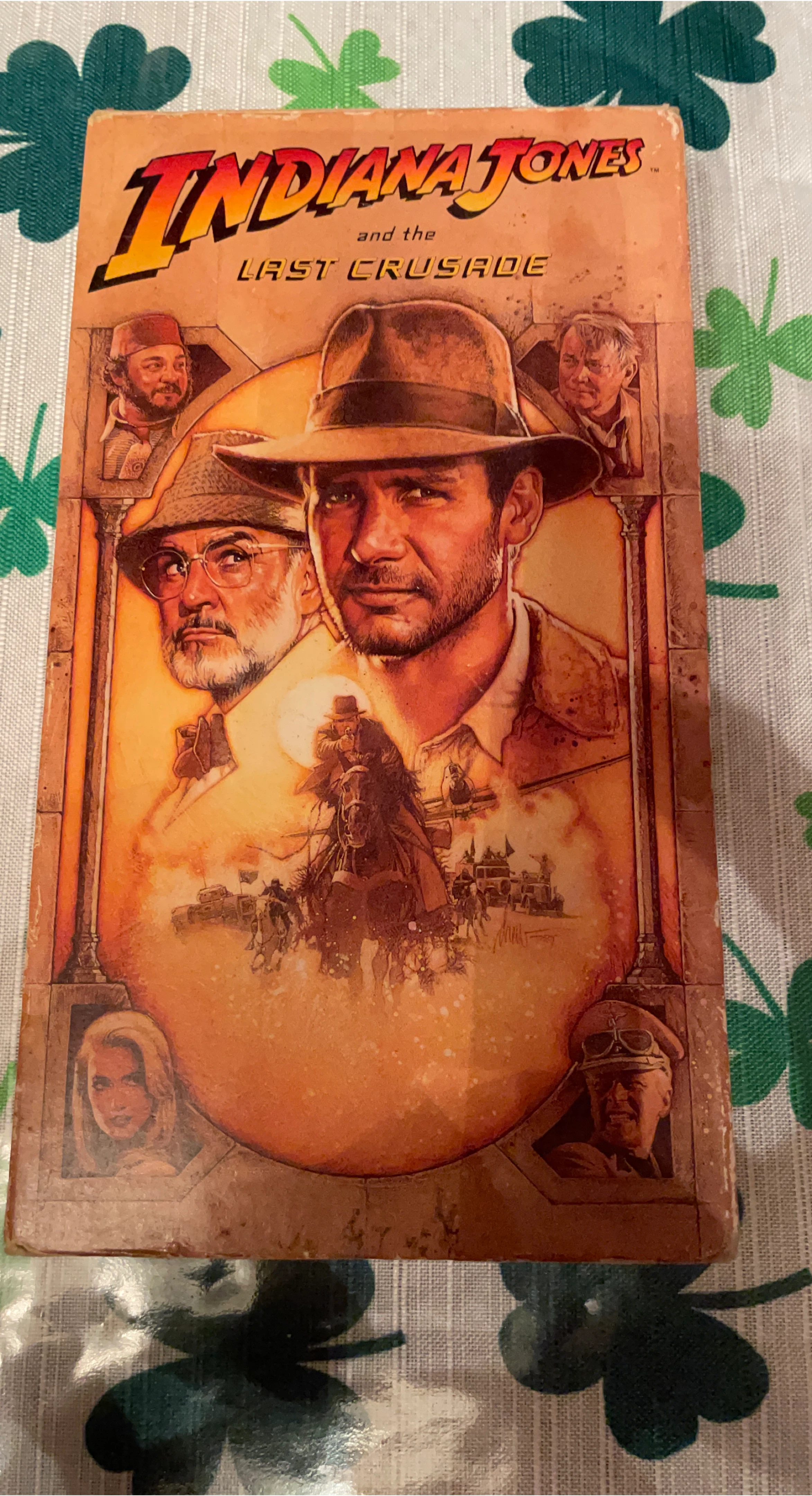 Indiana Jones and the Last Crusade VHS Tape 🧡