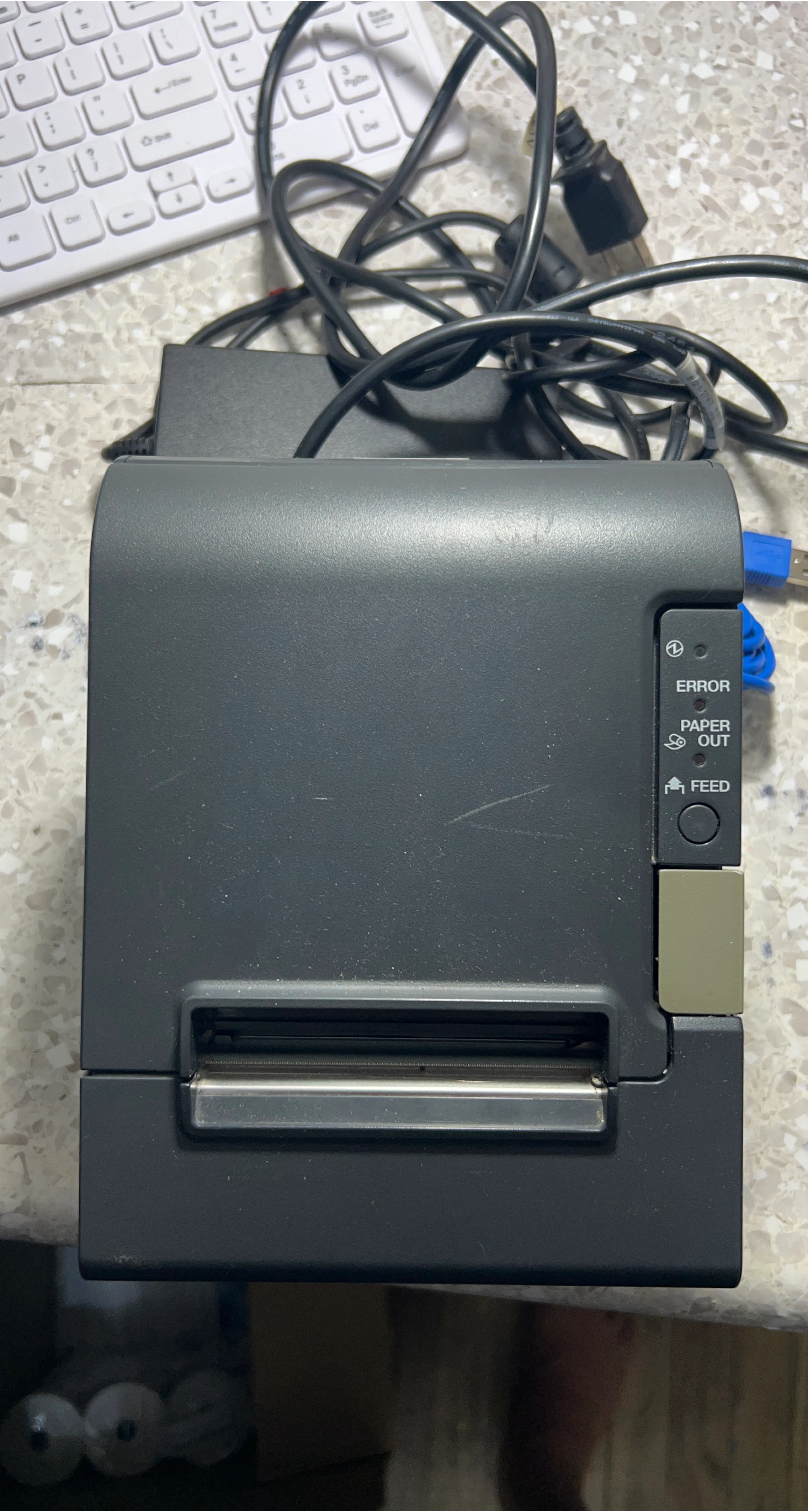 POS Receipt Printer with Power Adapter