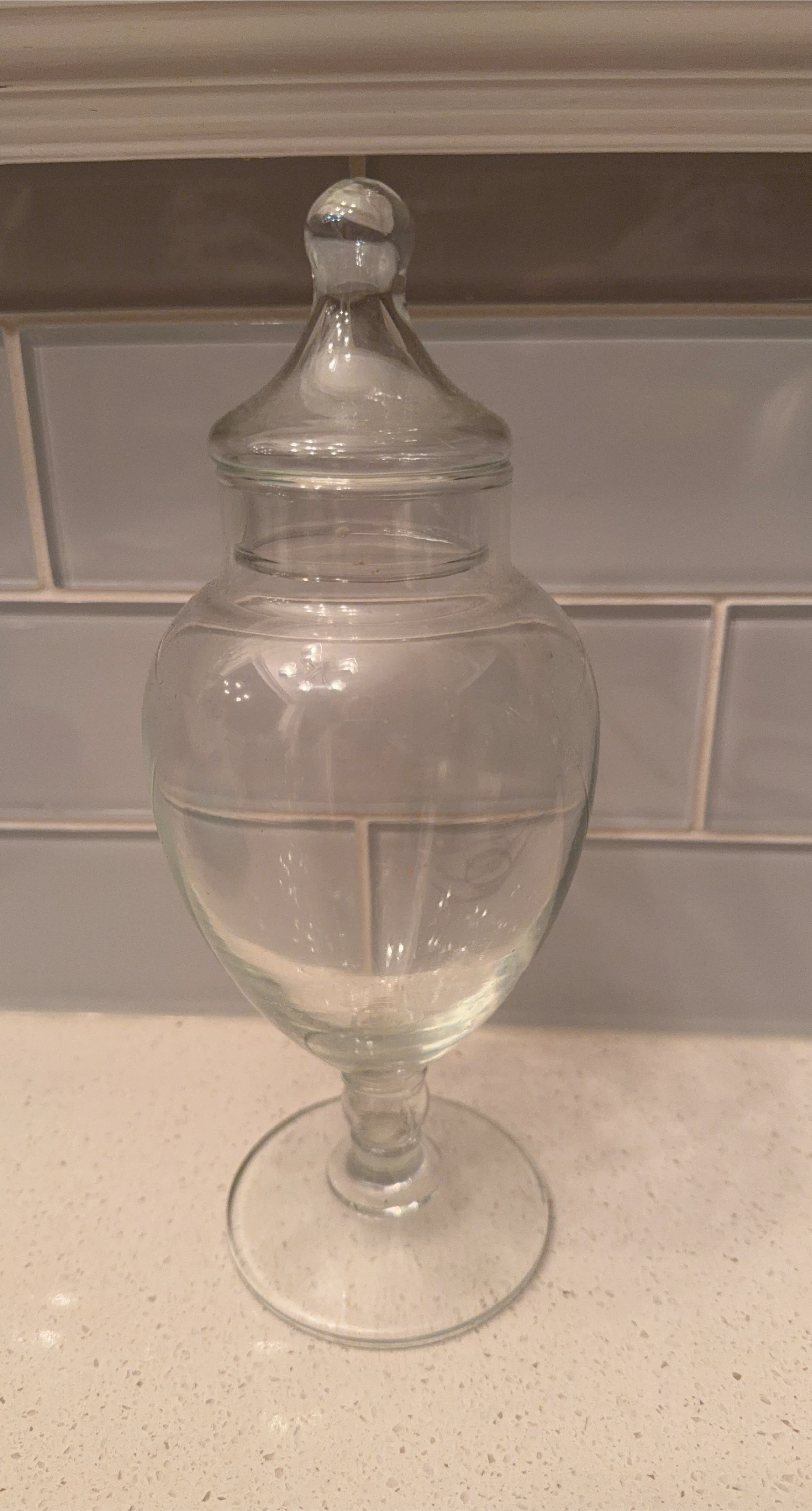 🧡Glass Apothecary Jar with Lid