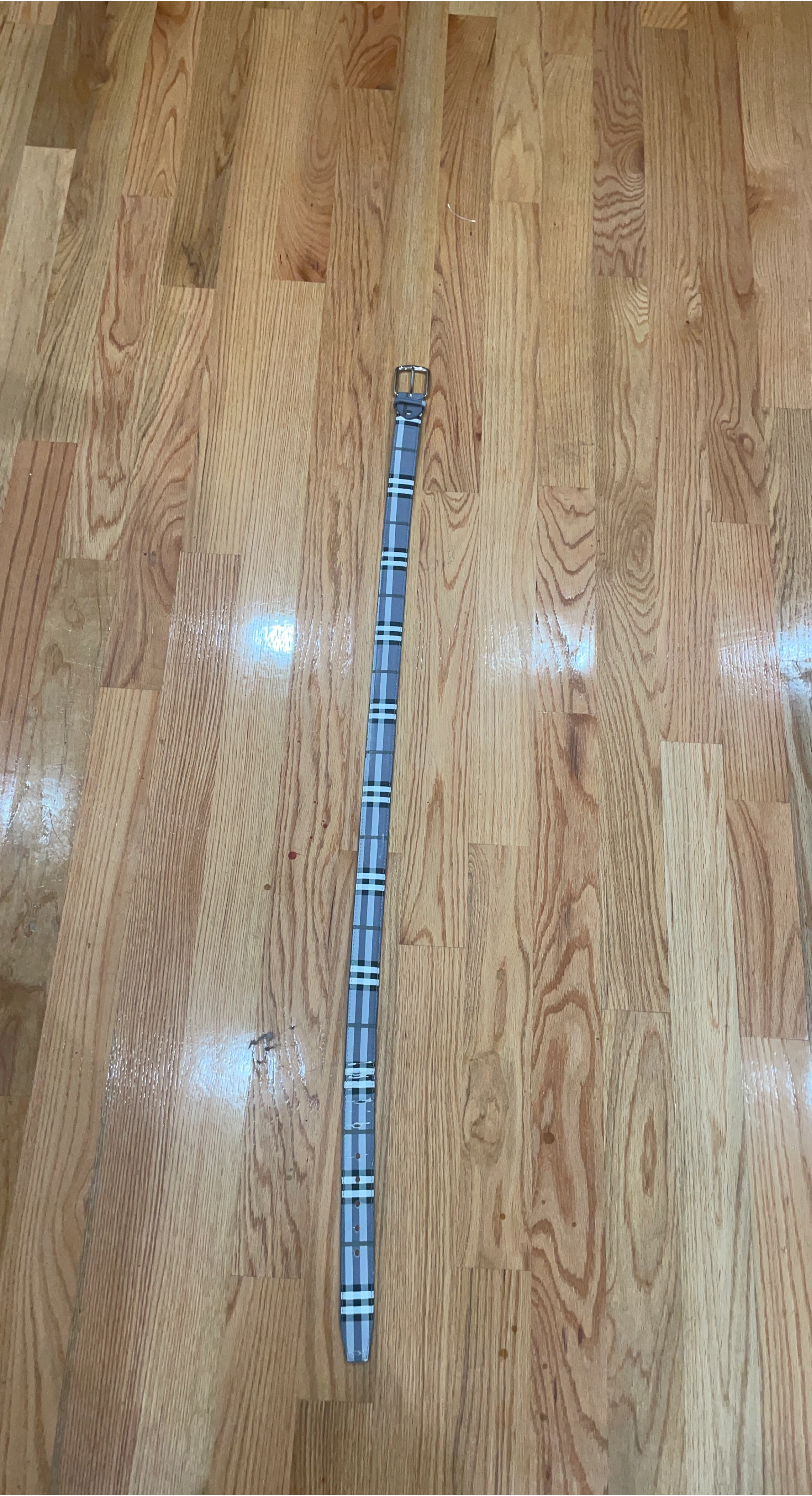 Plaid Belt