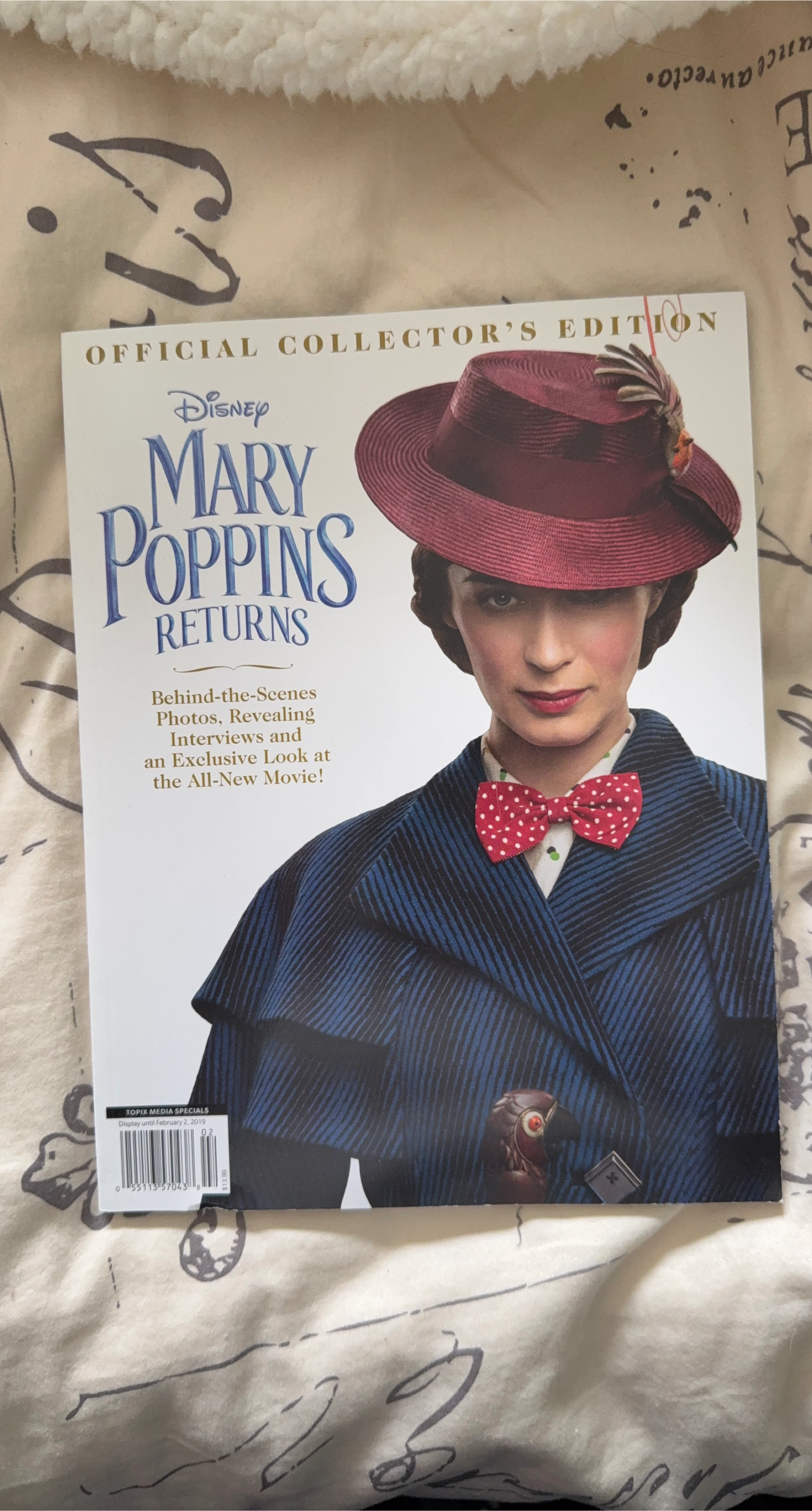 Disney Mary Poppins Returns Official Collector's Magazine