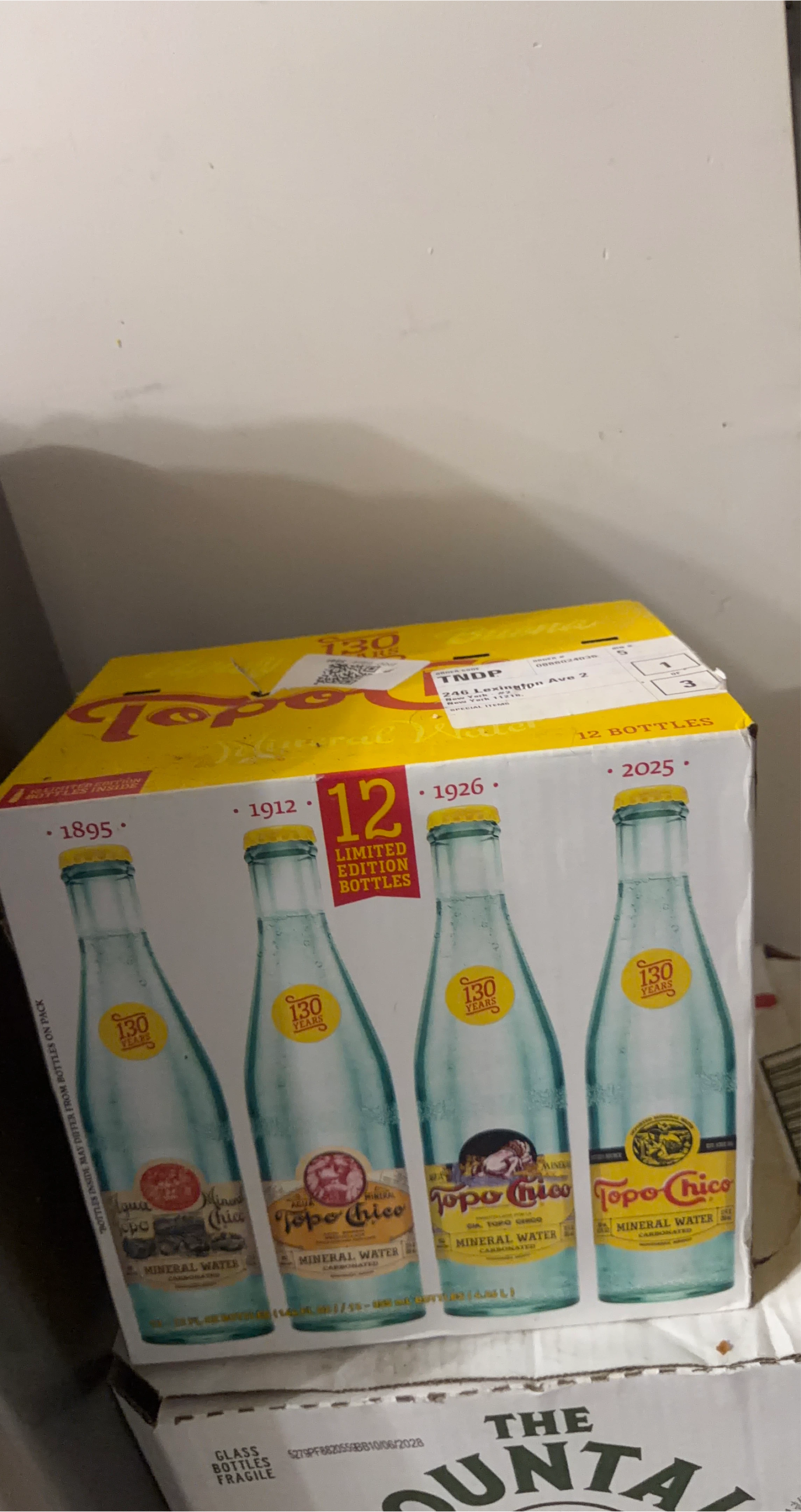 Topo Chico Mineral Water 12-Bottle Limited Edition Case