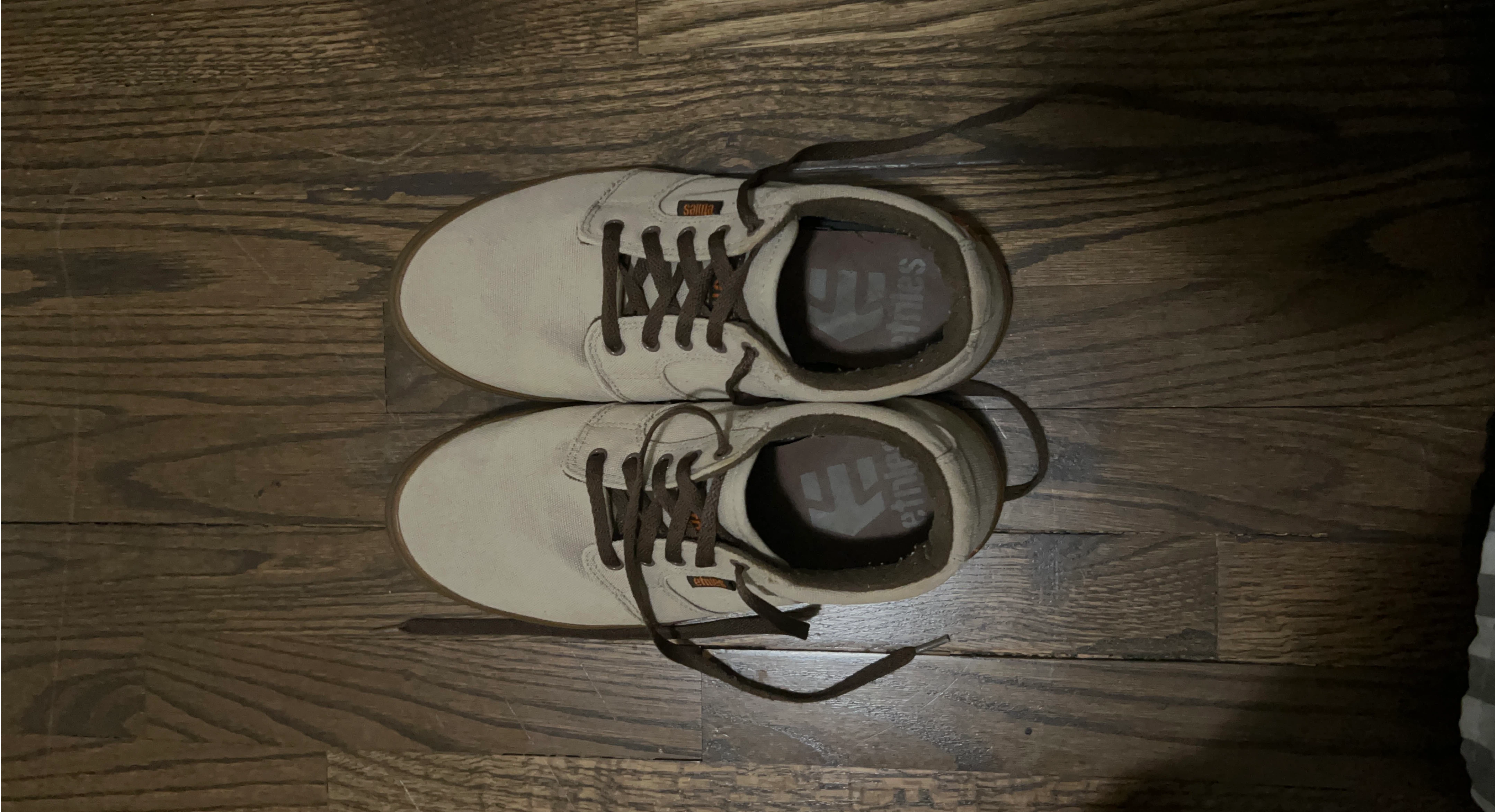 Etnies Men's Skate Shoes Tan Canvas