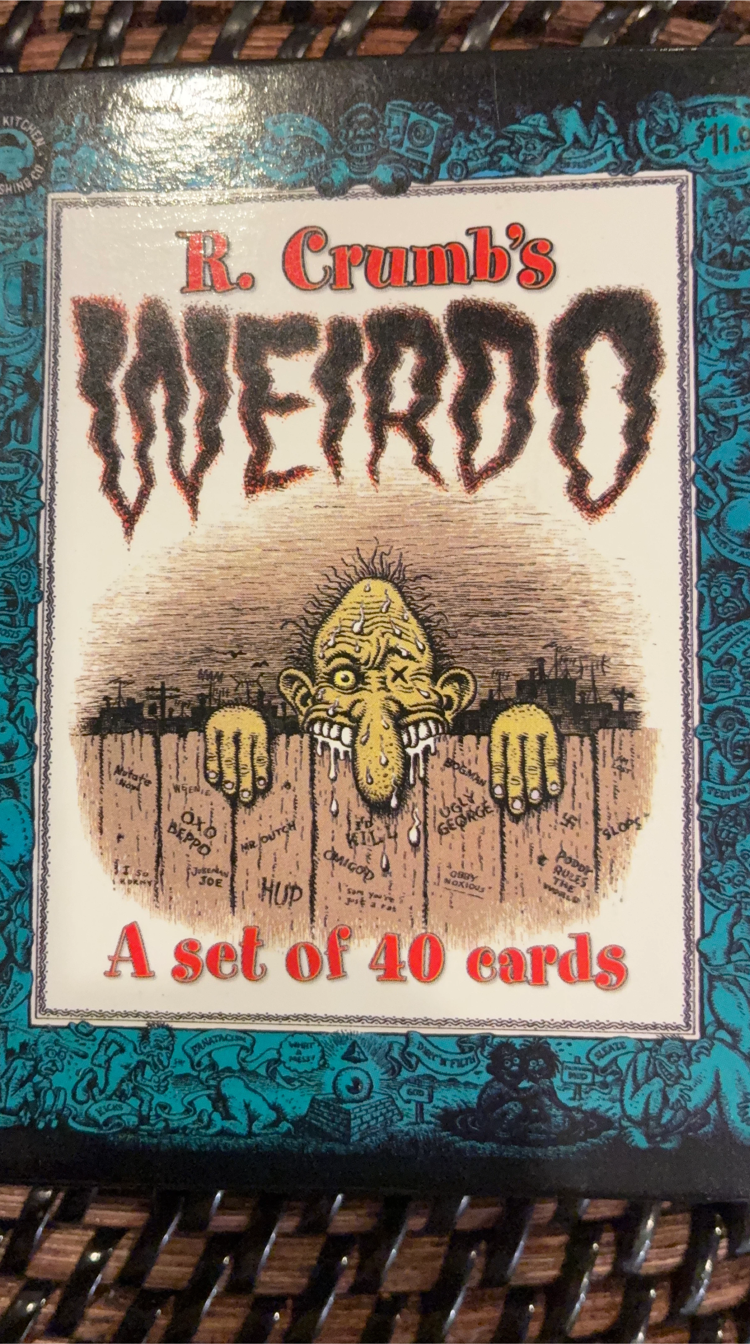 R. Crumb's Weirdo Trading Cards Set of 40