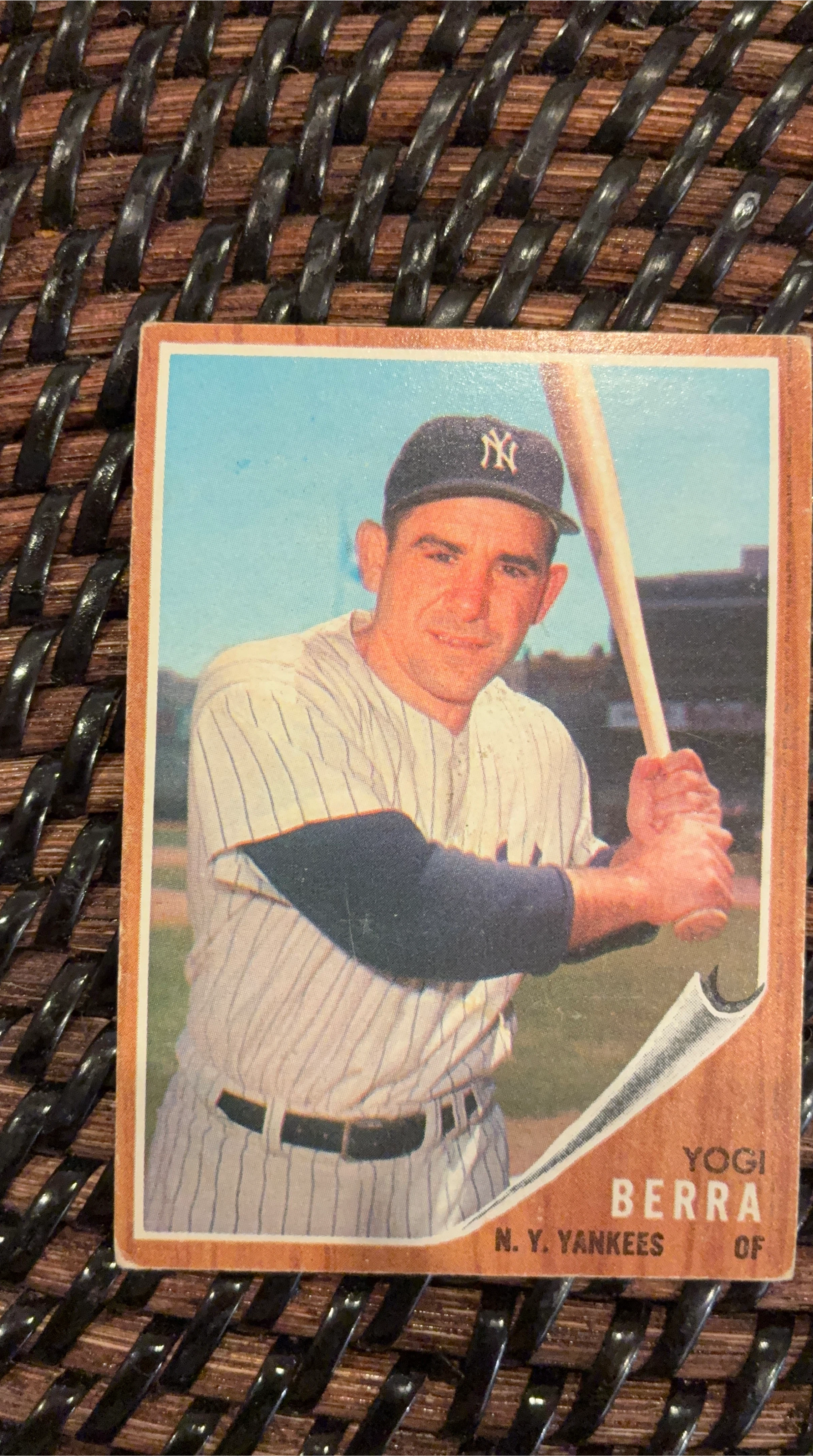 1966 Yogi Berra Yankees Baseball Card #360