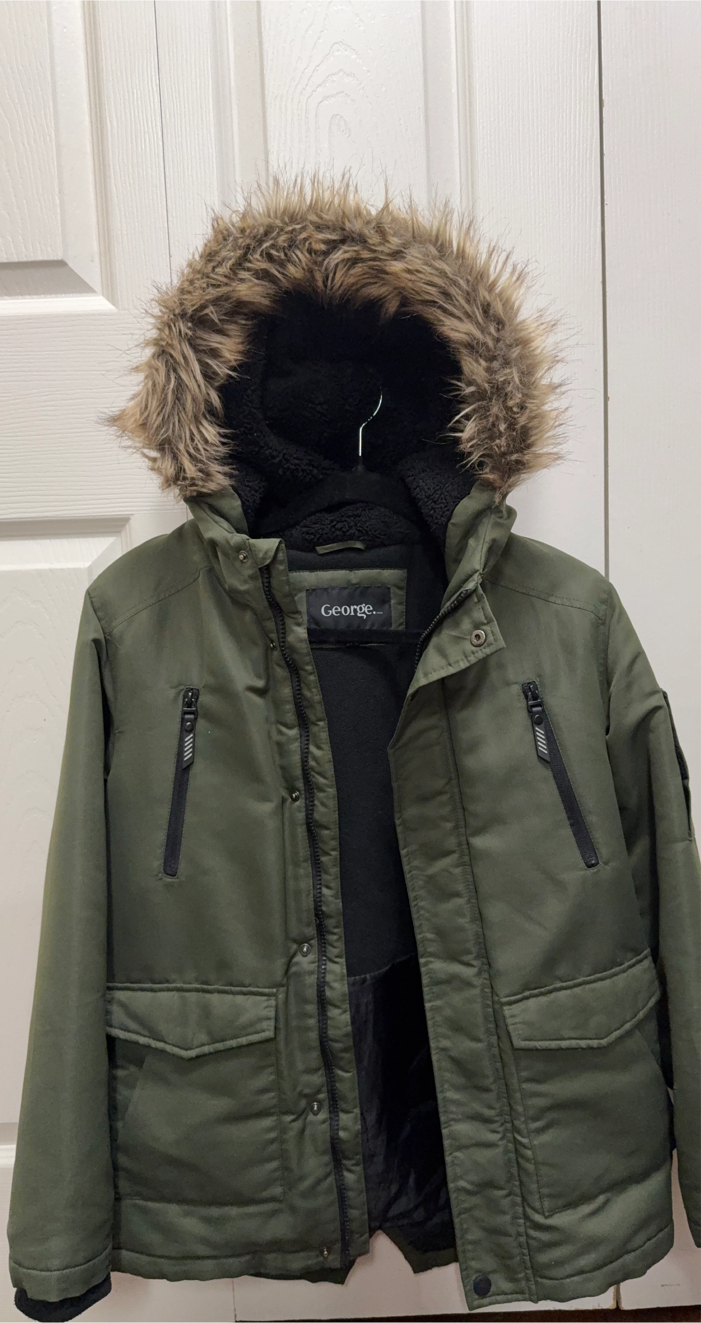 George Boys Green Winter Jacket