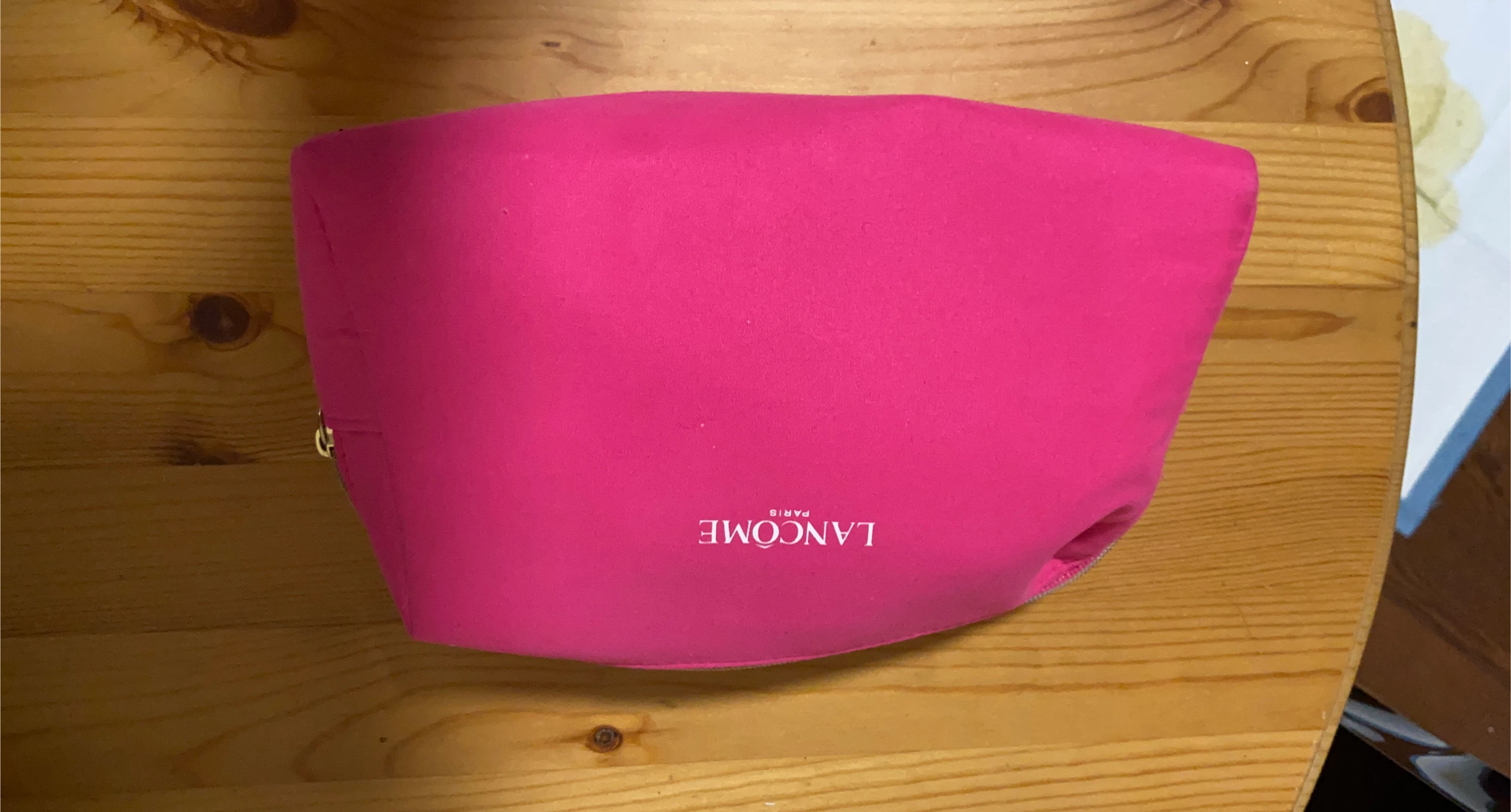 Lancôme Pink Makeup Bag