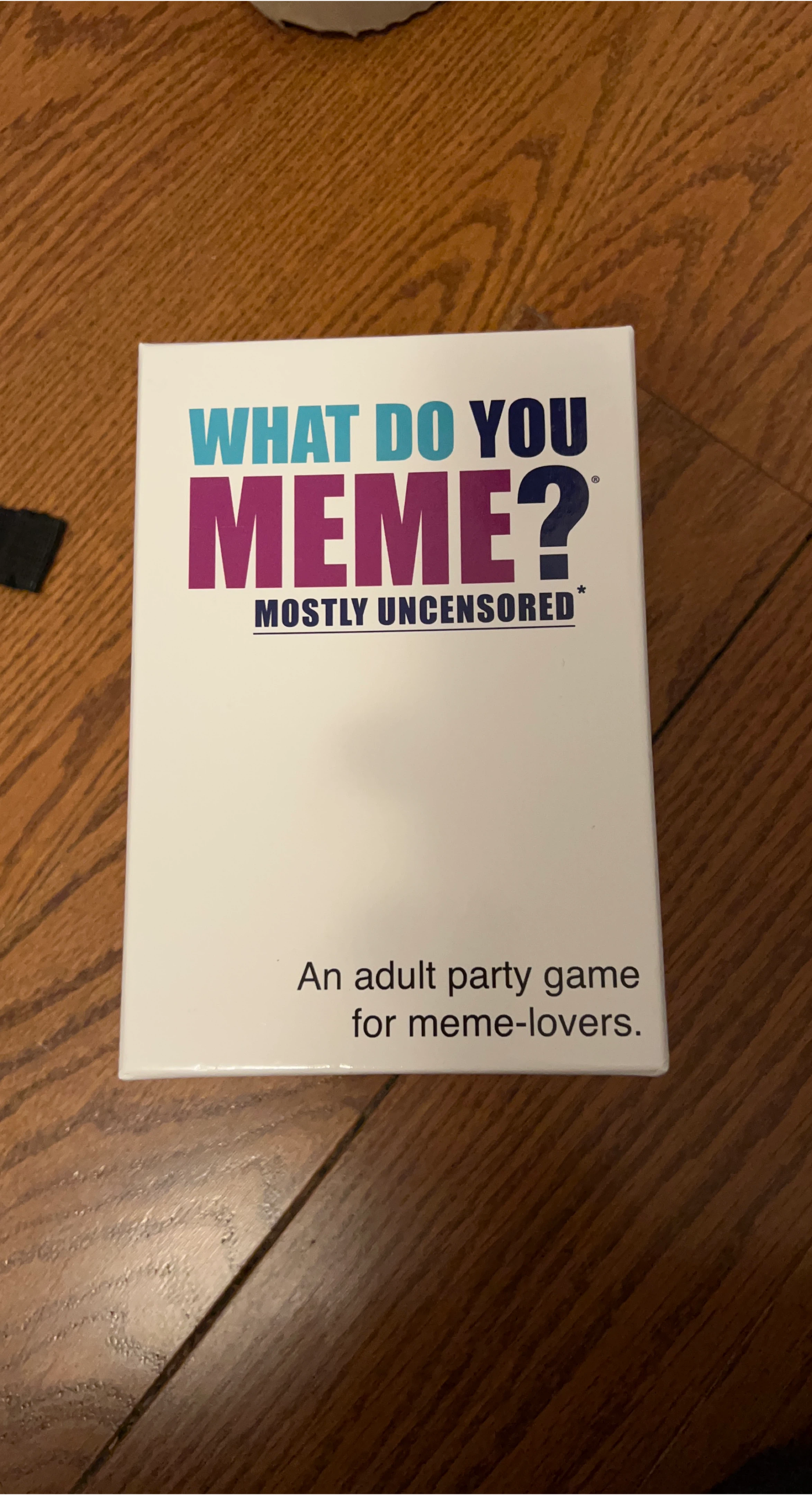 What Do You Meme? Mostly Uncensored Adult Party Game