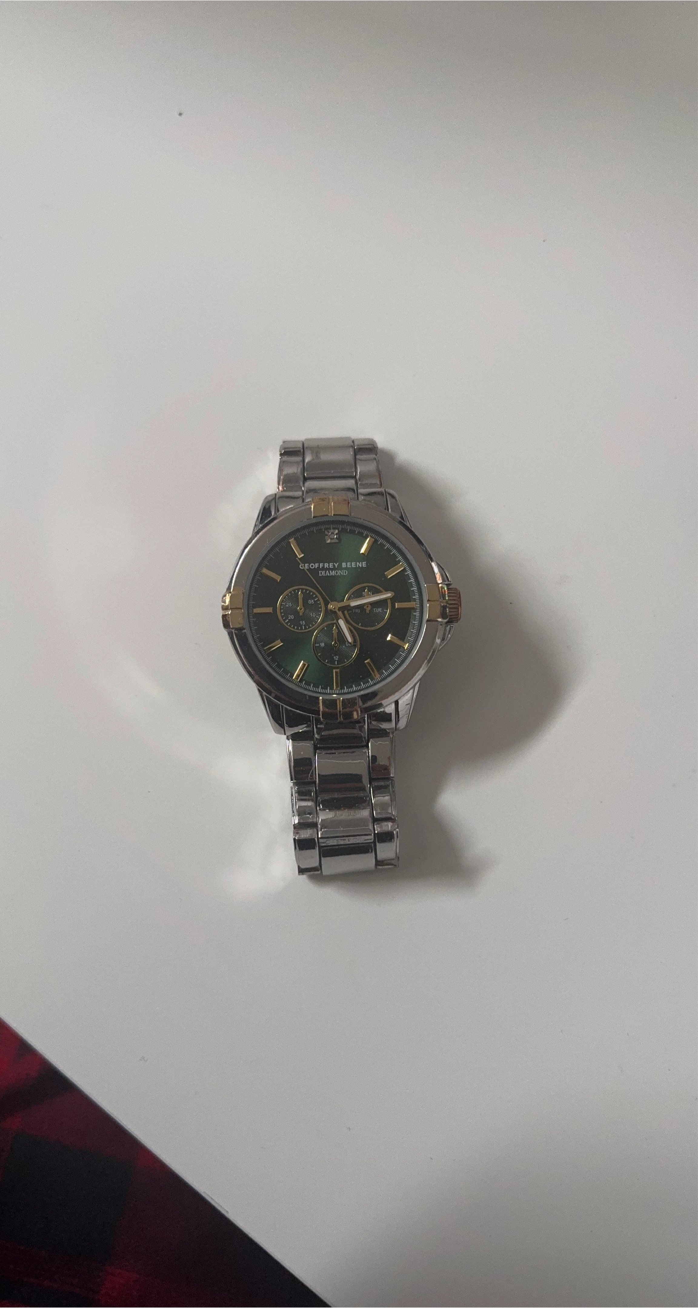 Geoffrey Beene Genuine Diamond Watch