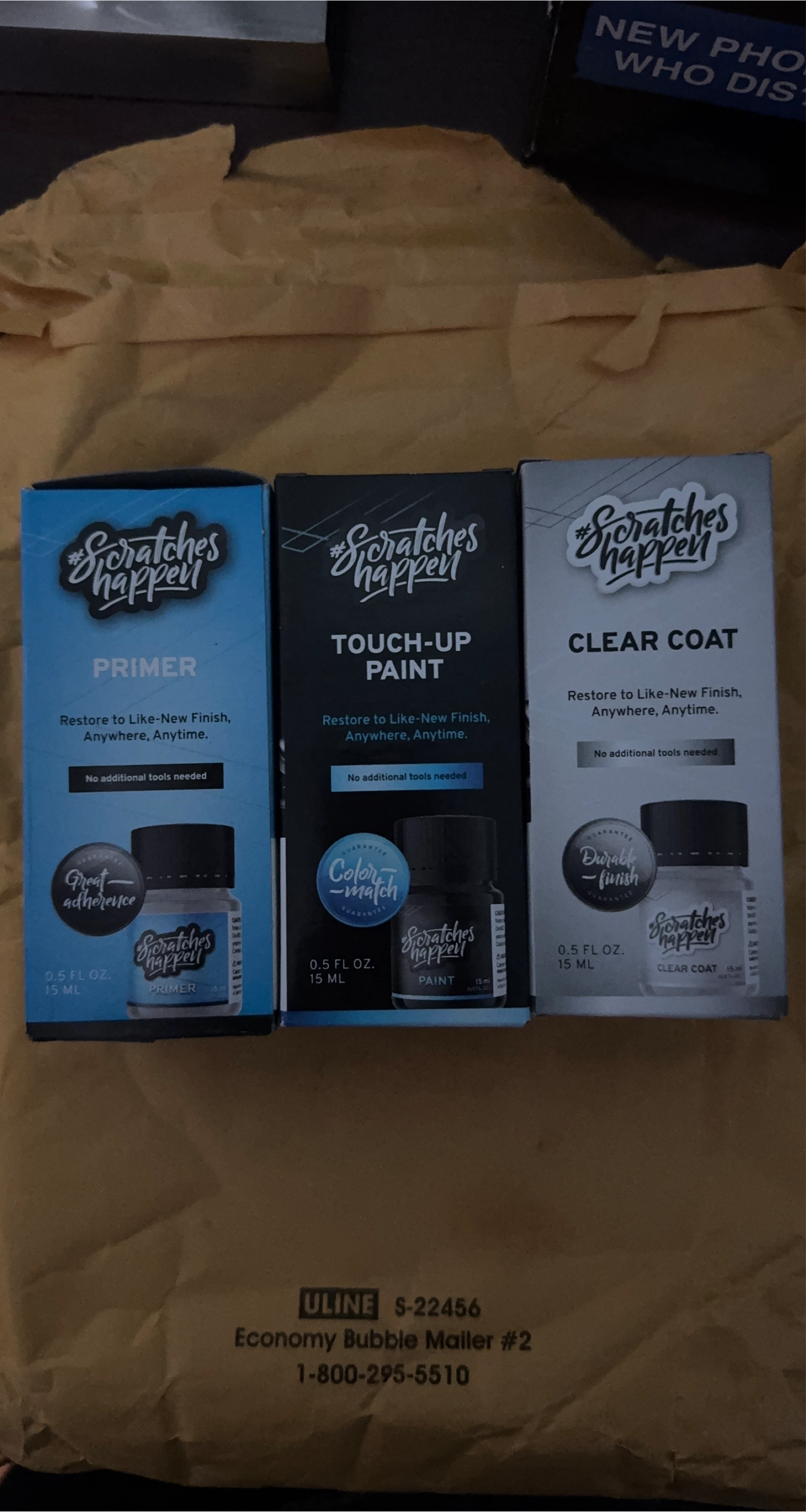 Touch-Up Paint Kit (Primer, Paint, Clear Coat)