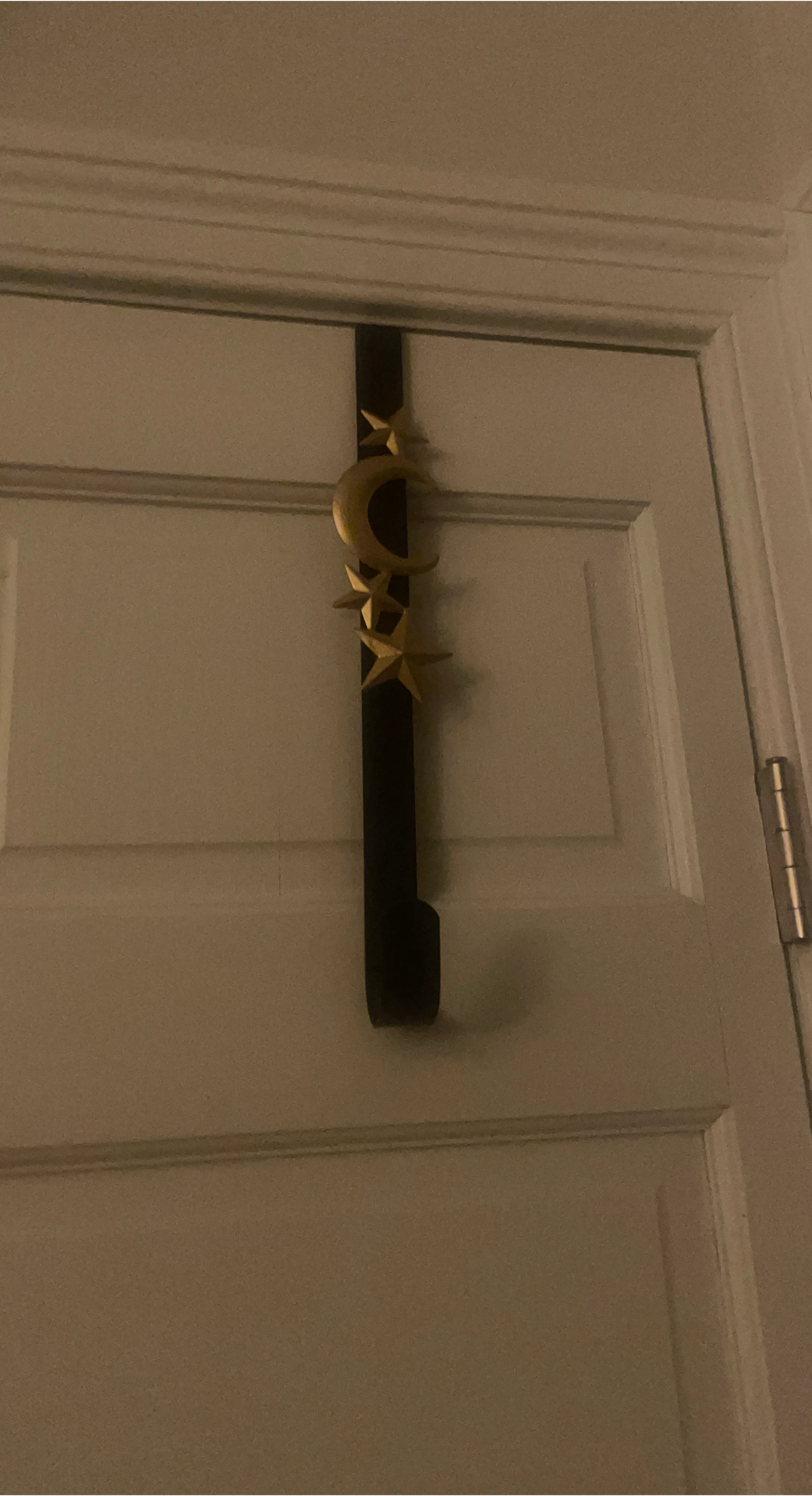 Gold Moon and Stars Over-the-Door Hanger