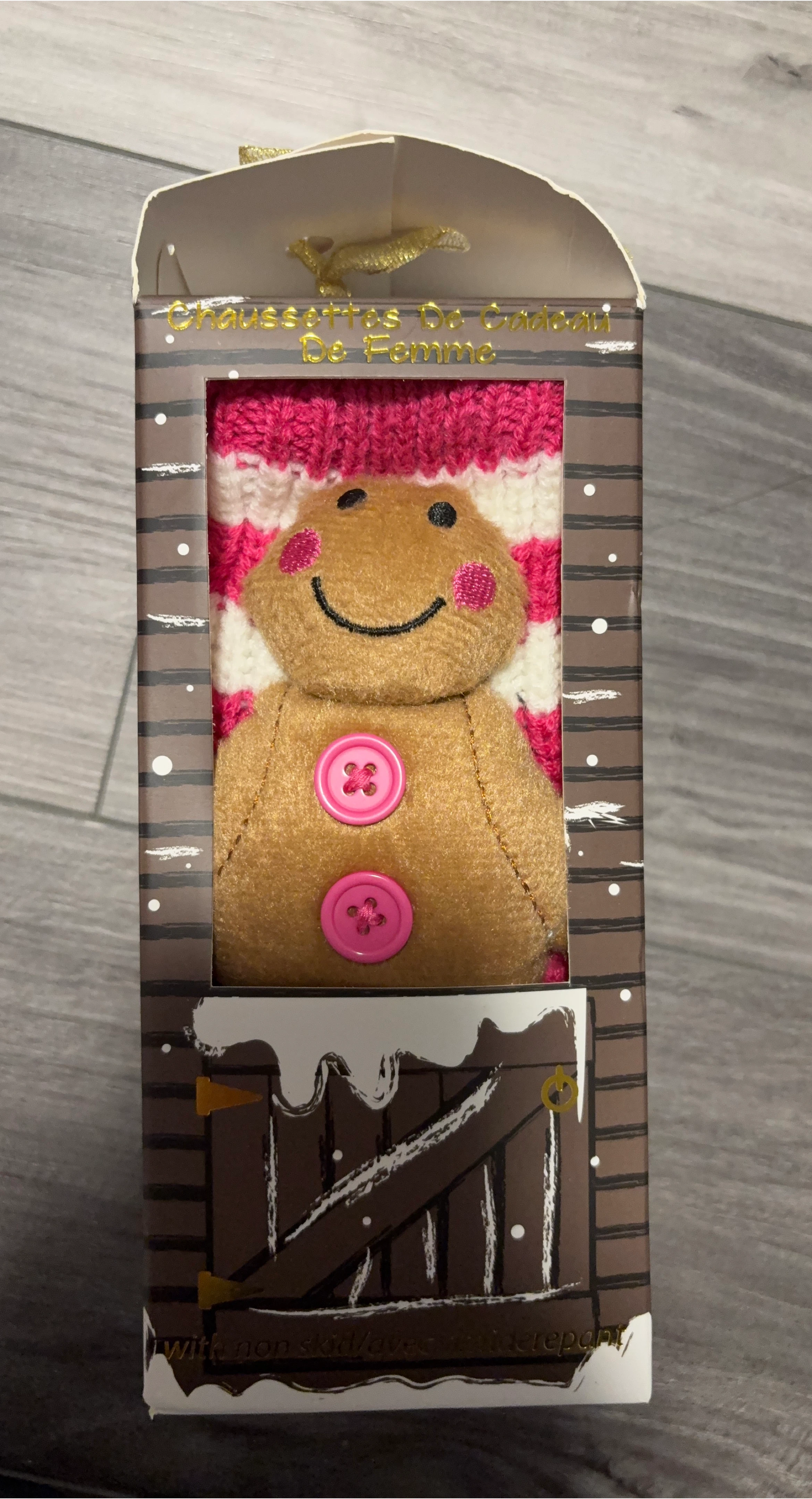 Gingerbread Women's Socks - Size 9-11
