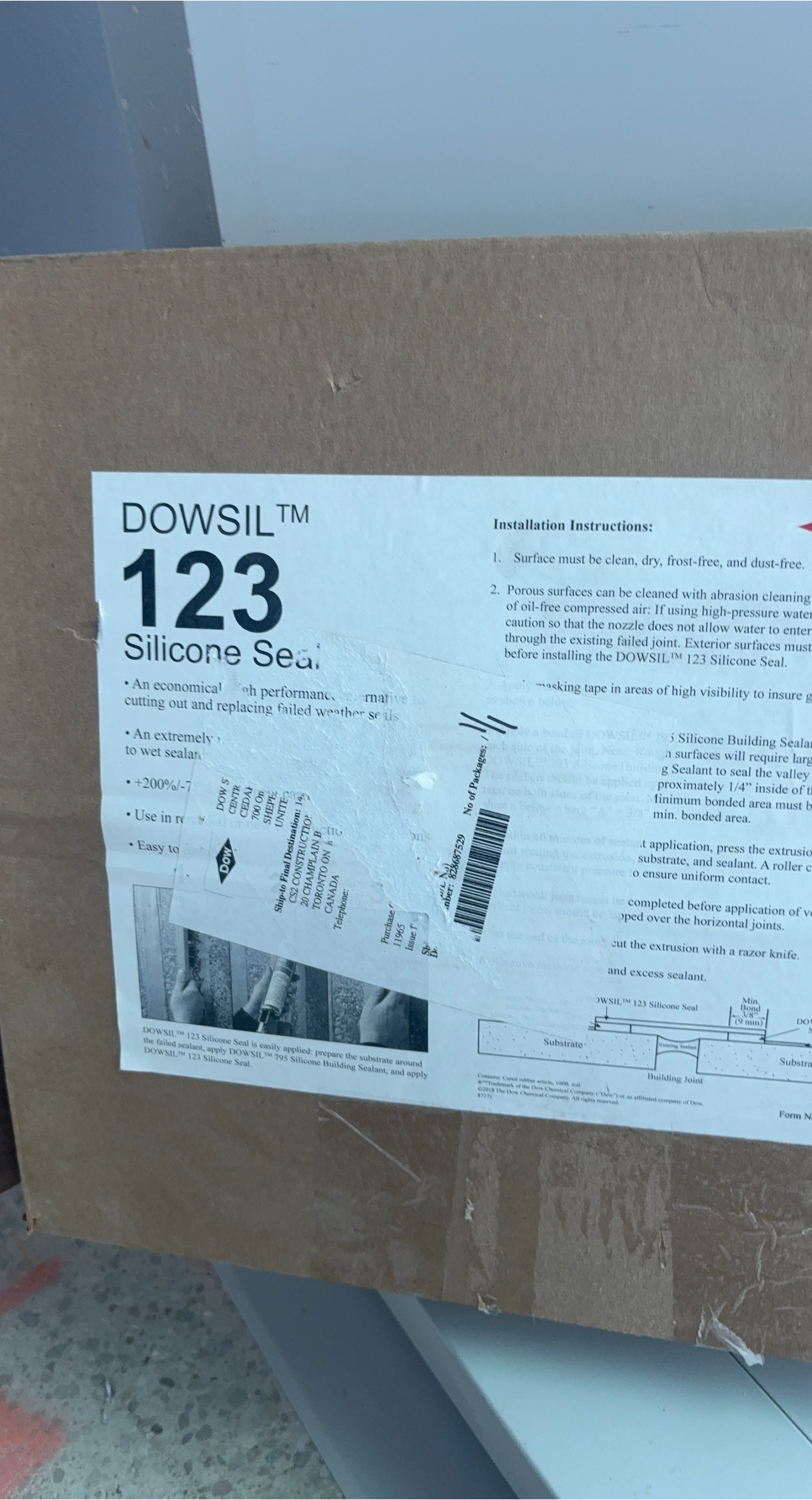 DOWSIL 123 Silicone Sealant
