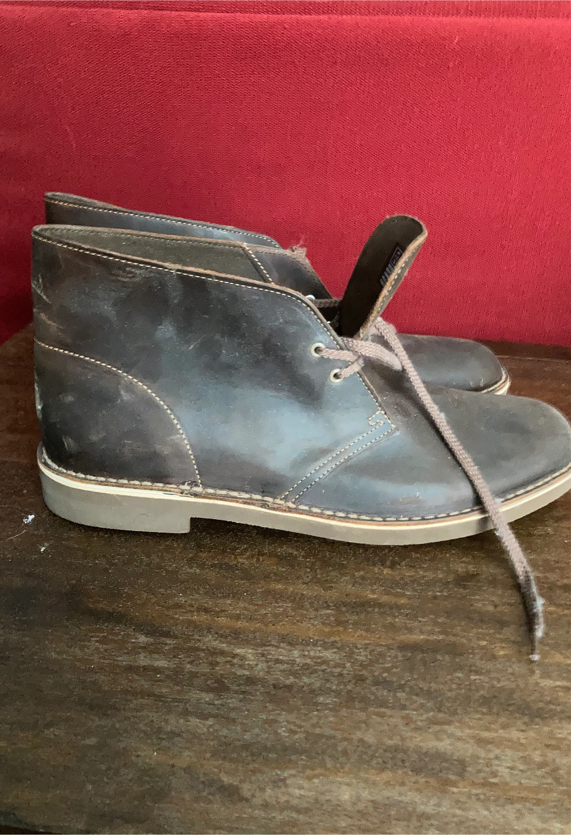 Brown Leather Chukka Boots