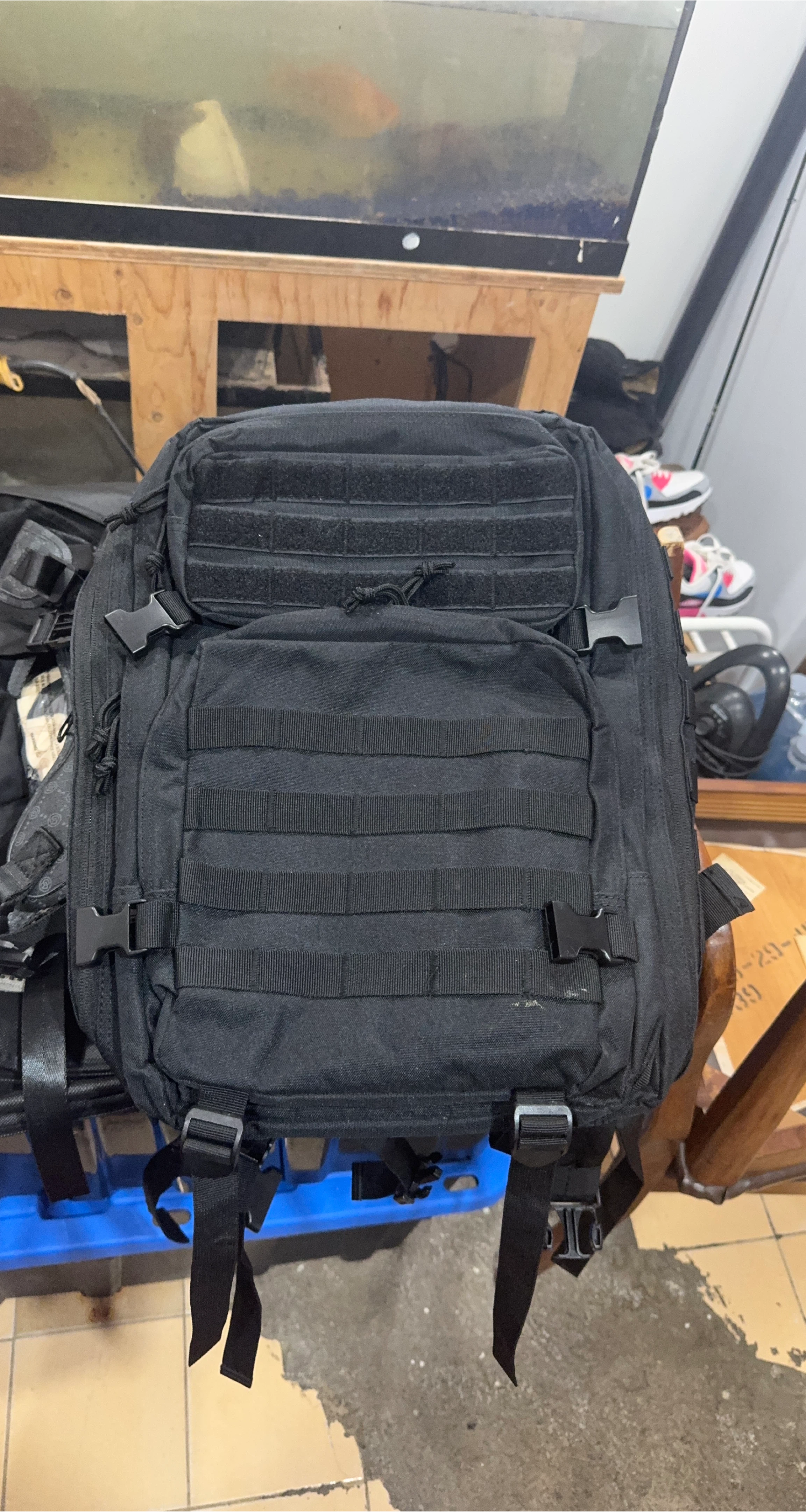 Black Tactical Backpack