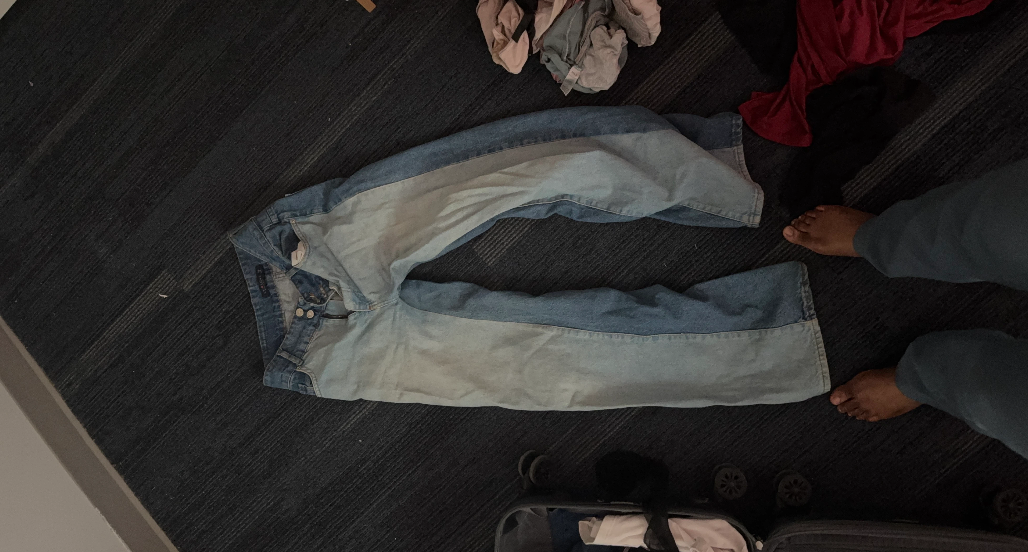 Colorblock Jeans