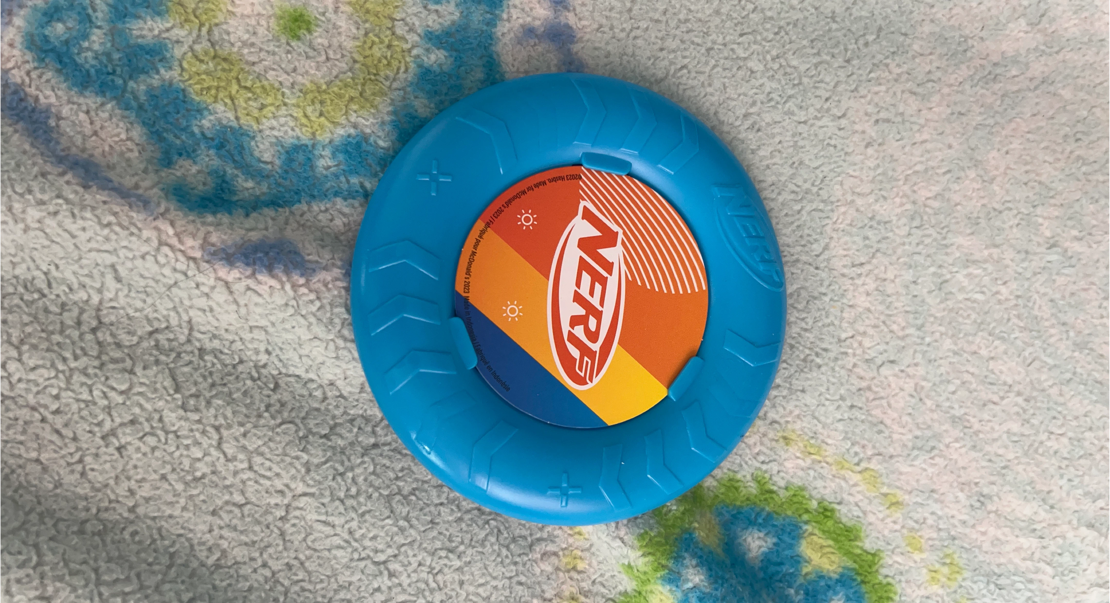 Nerf Blue Flying Disc Toy for McDonald's