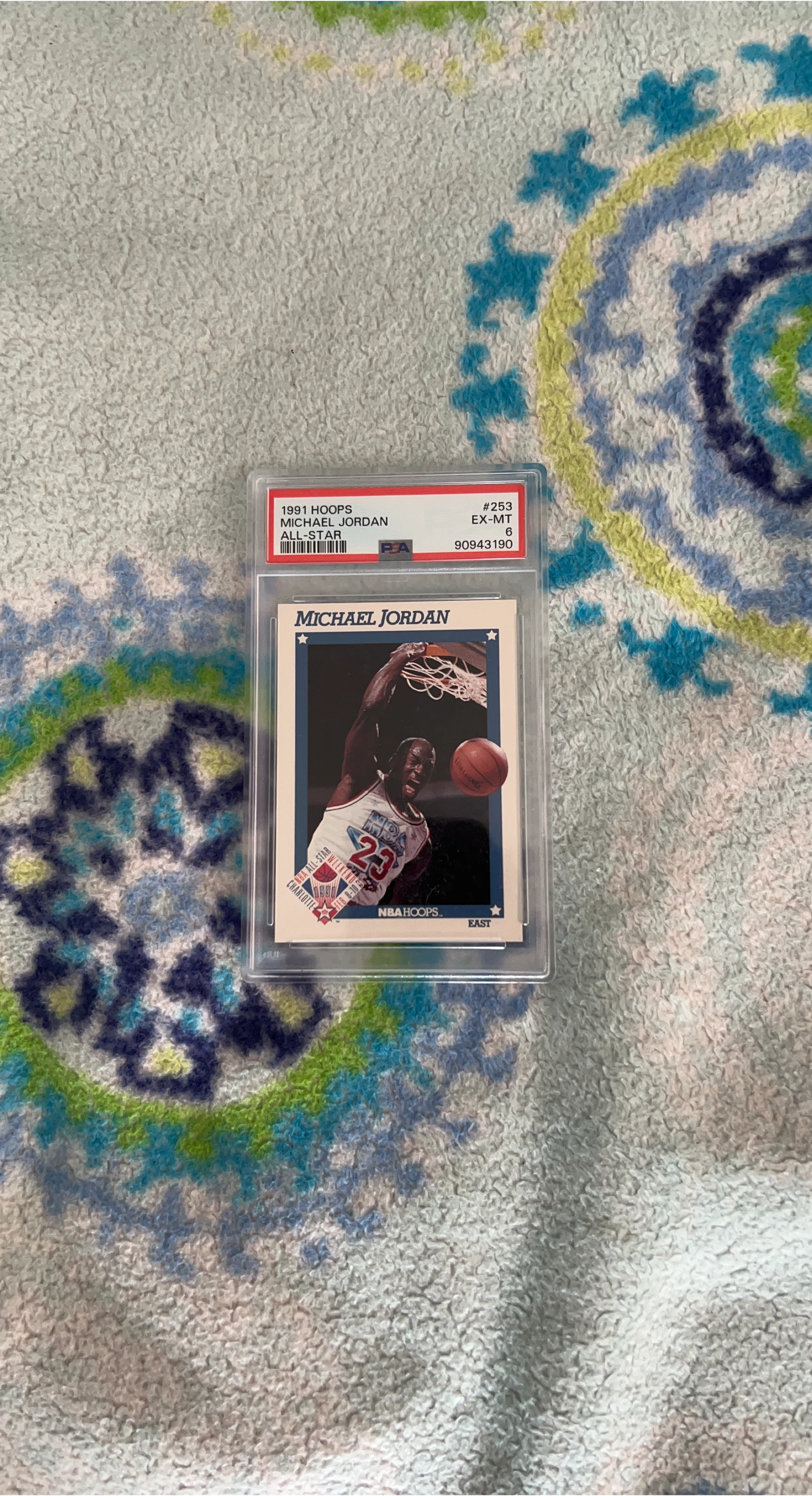 1991 Hoops Michael Jordan All-Star Card #253
