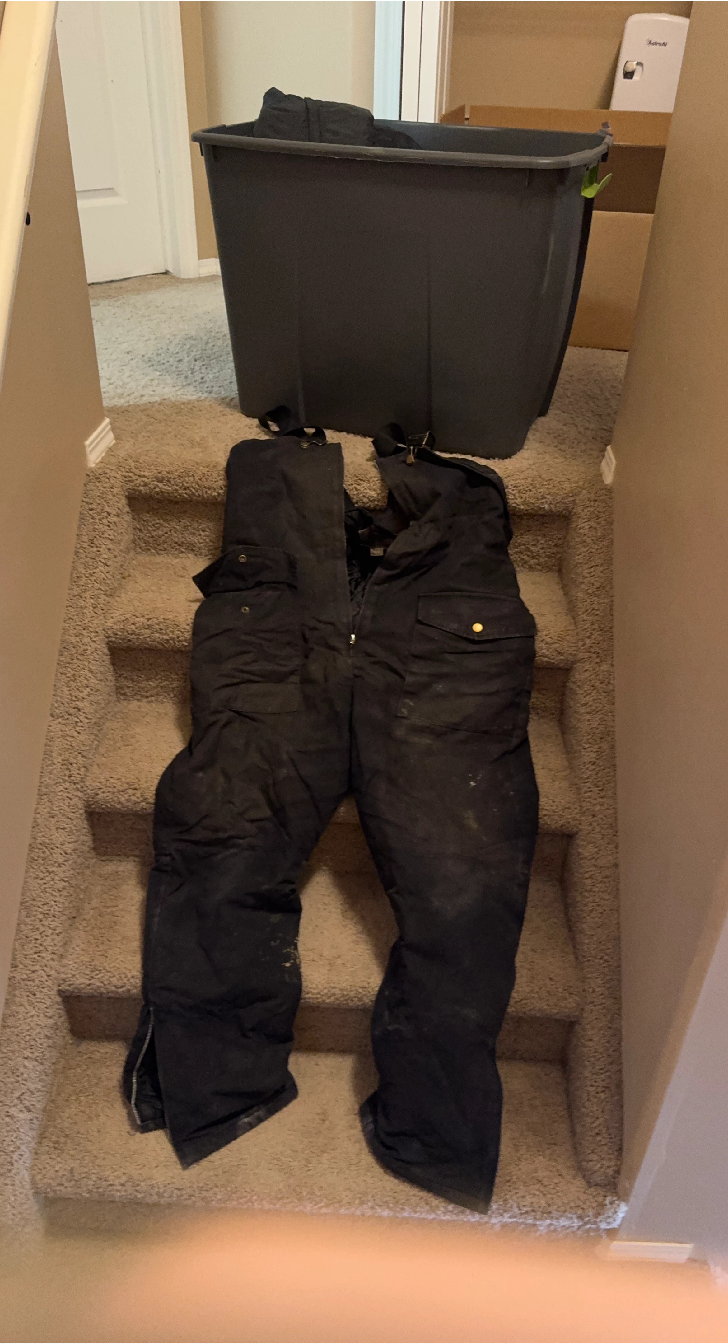 Work Horse Insulated Bib Overalls XL/TG Black
