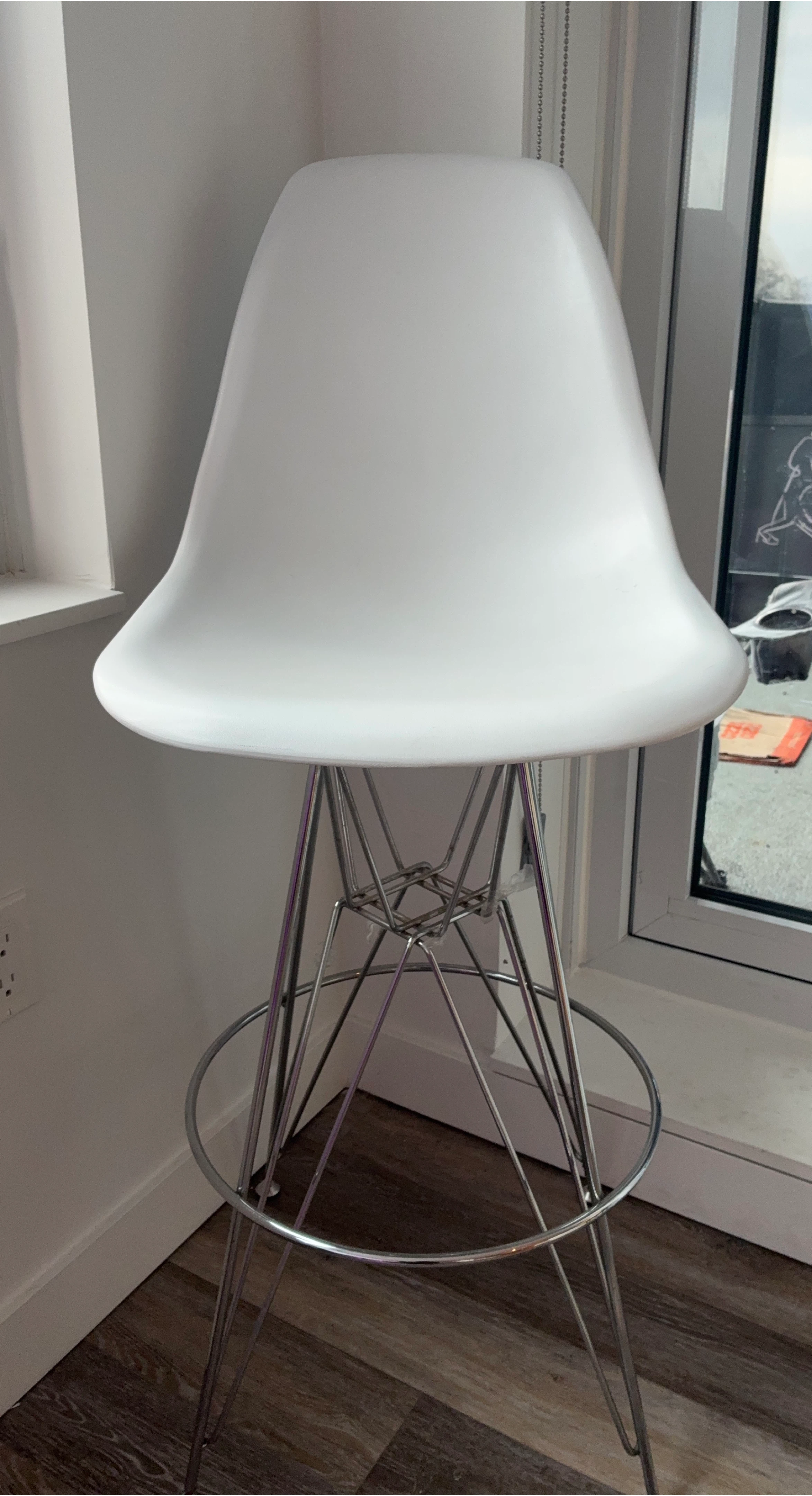 White Bar Stool