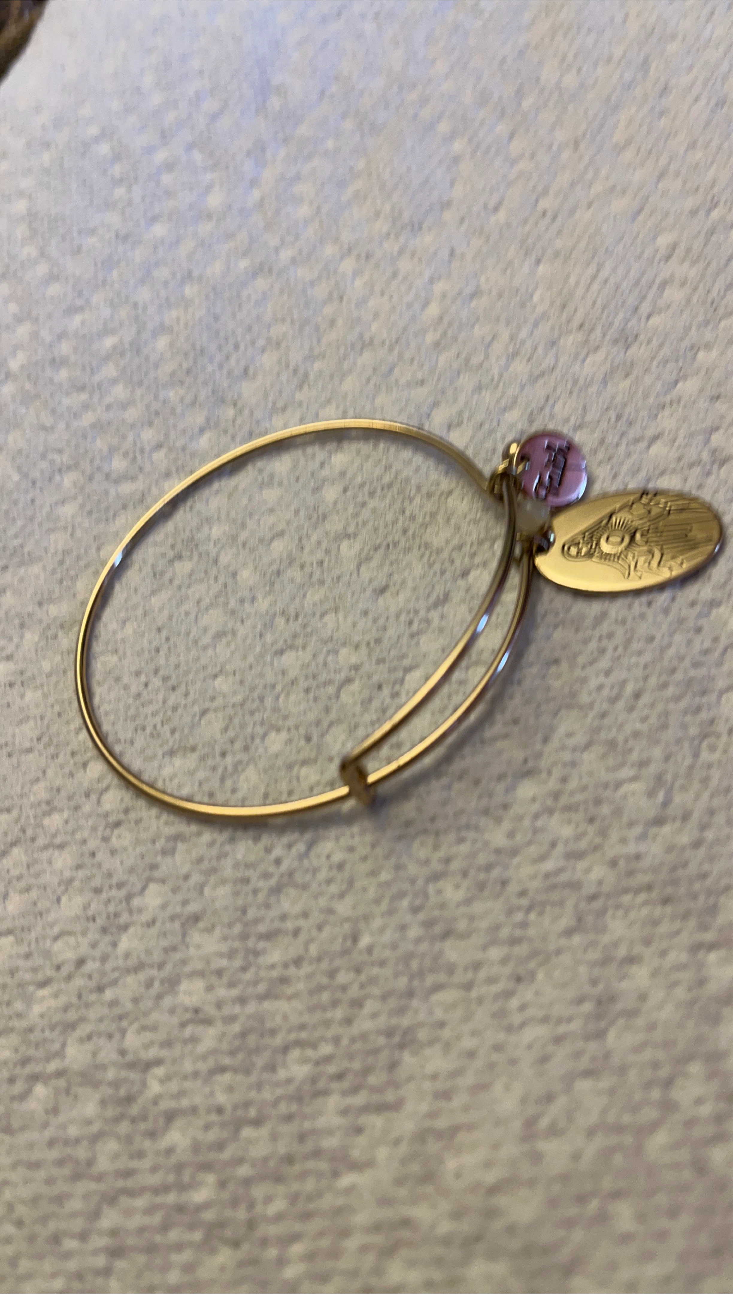 Alex and Ani "Faith" Charm Bangle Bracelet