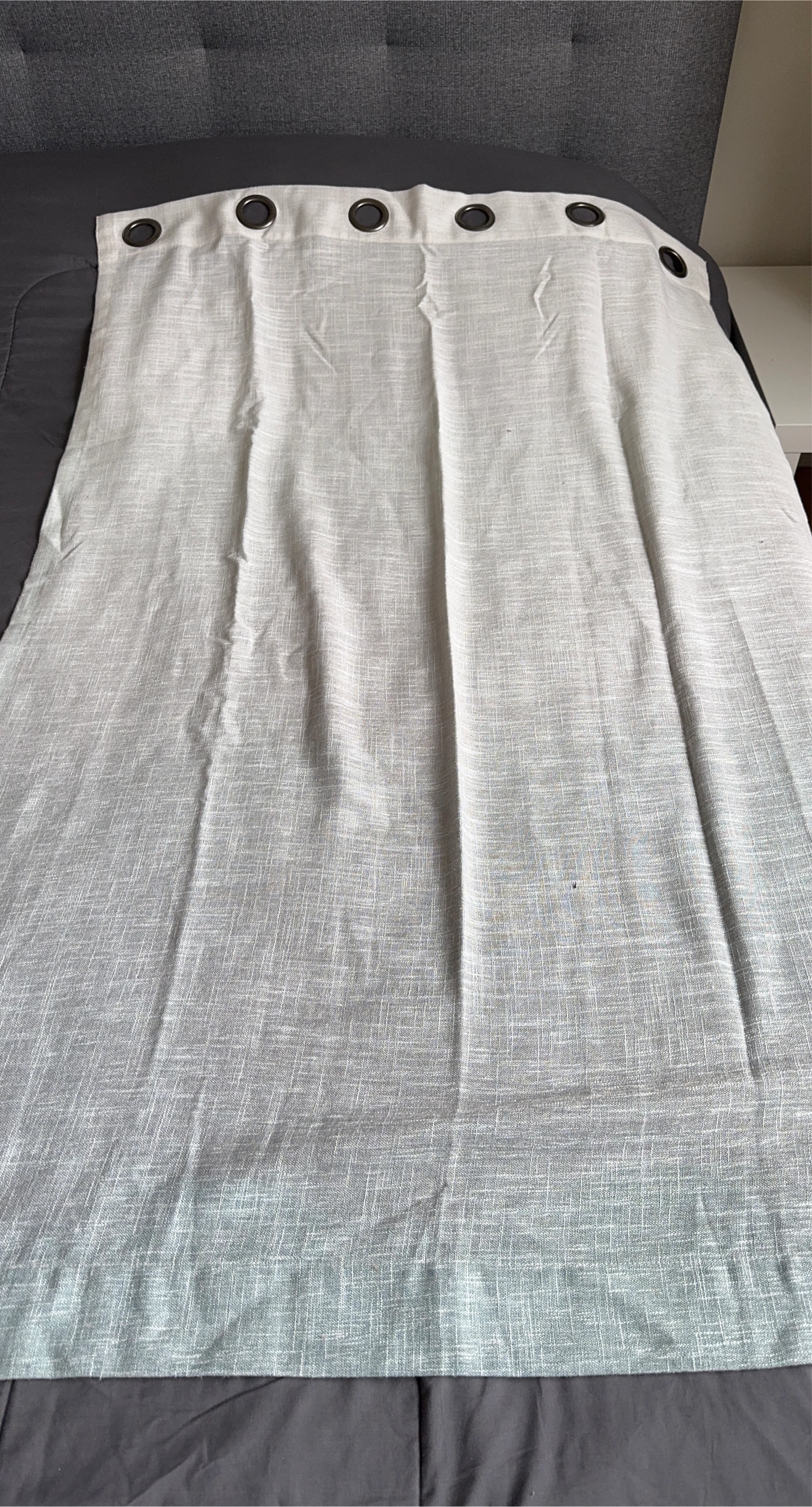 White Grommet Curtain Panel 2 avialble
