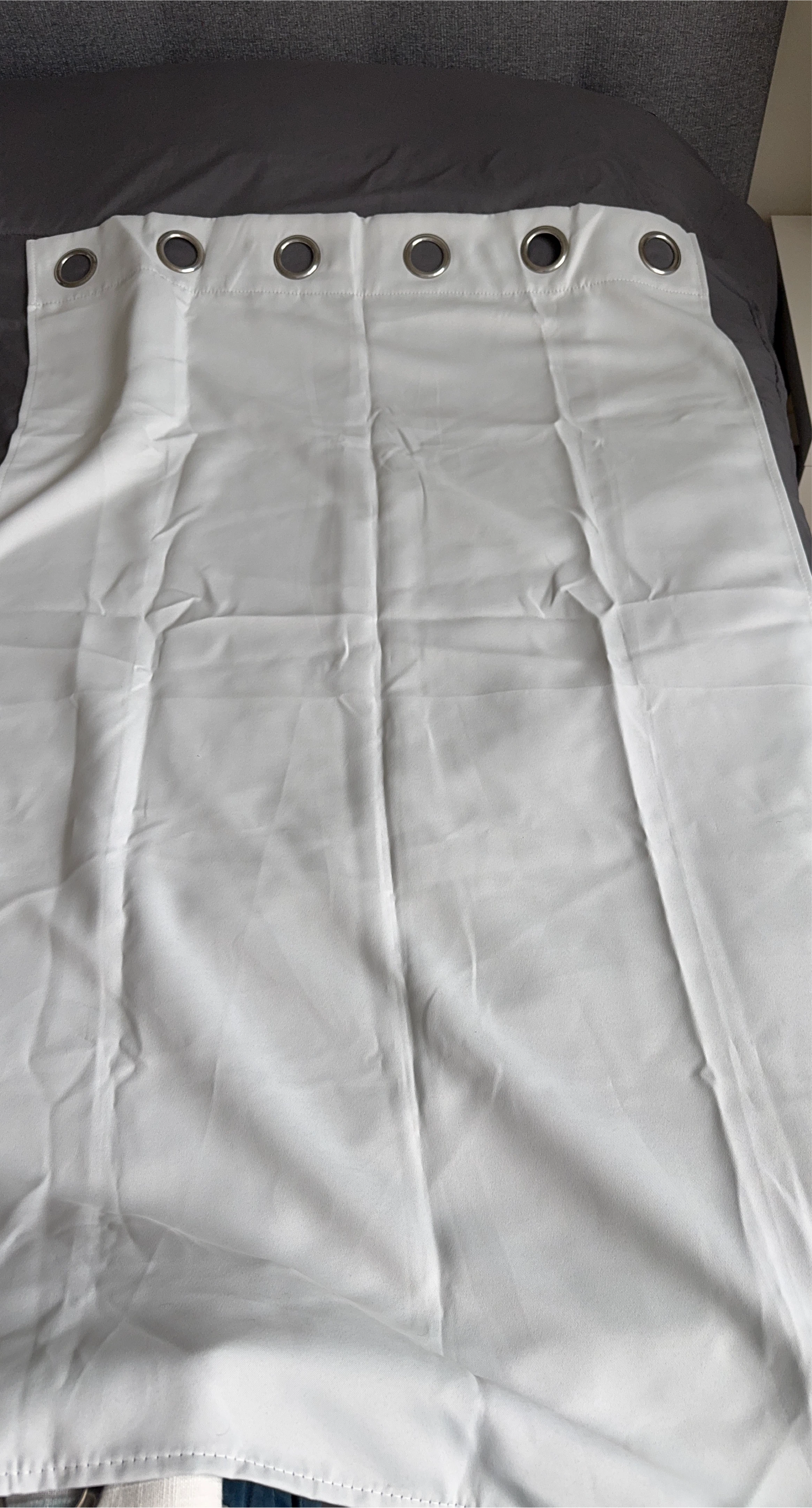 White Grommet Curtain Panel 2 available