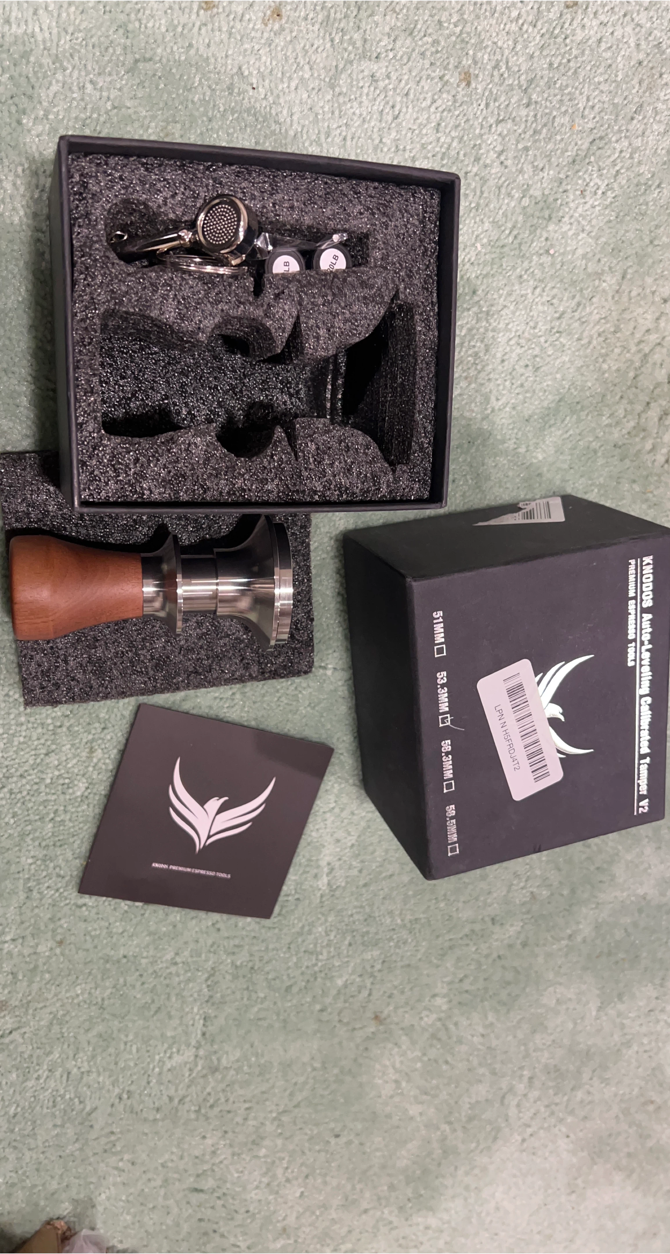KNODOS Auto-Leveling Calibrated Tamper V2