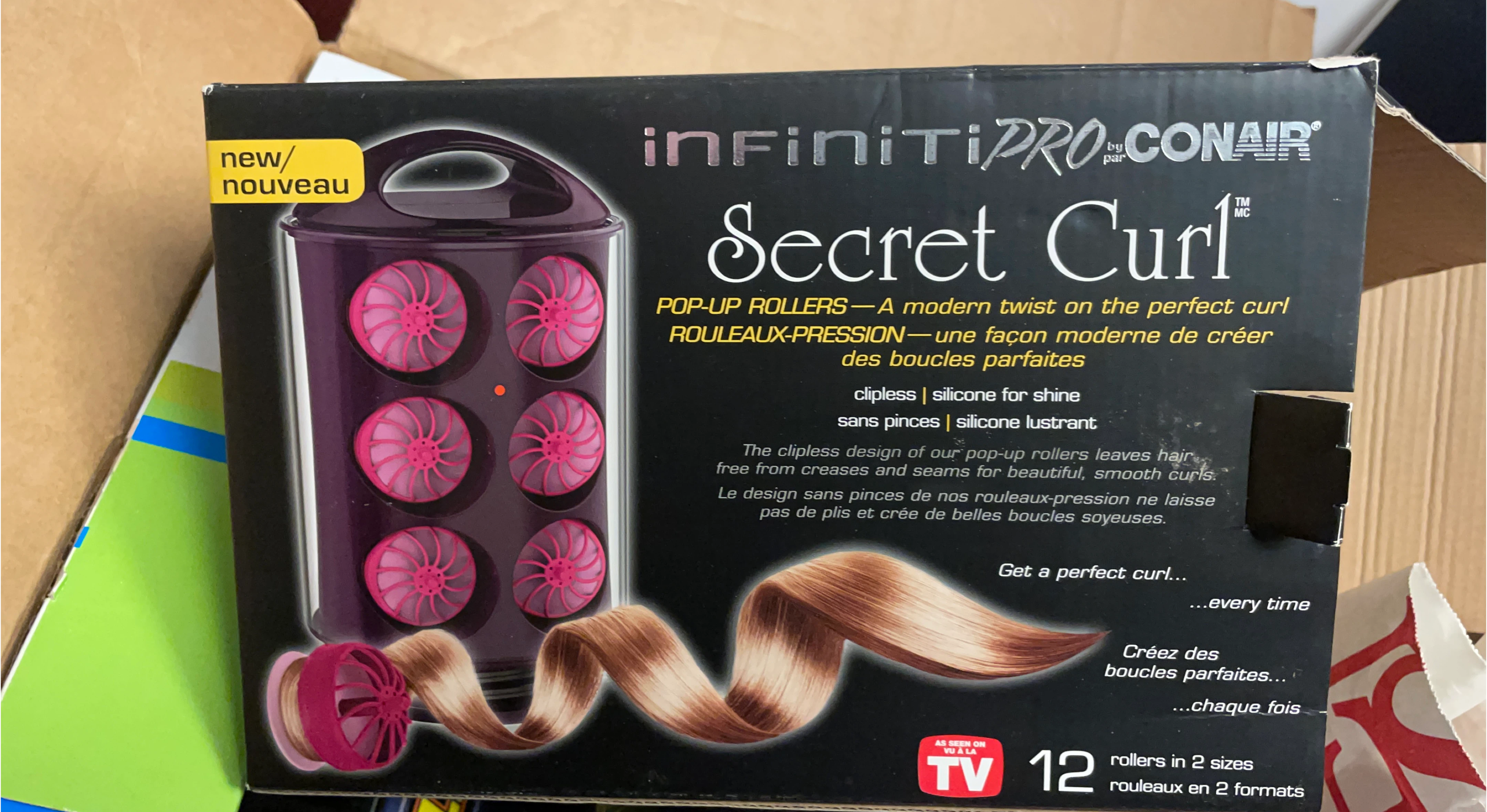 INFINITIPRO BY CONAIR Secret Curl Pop-Up Rollers