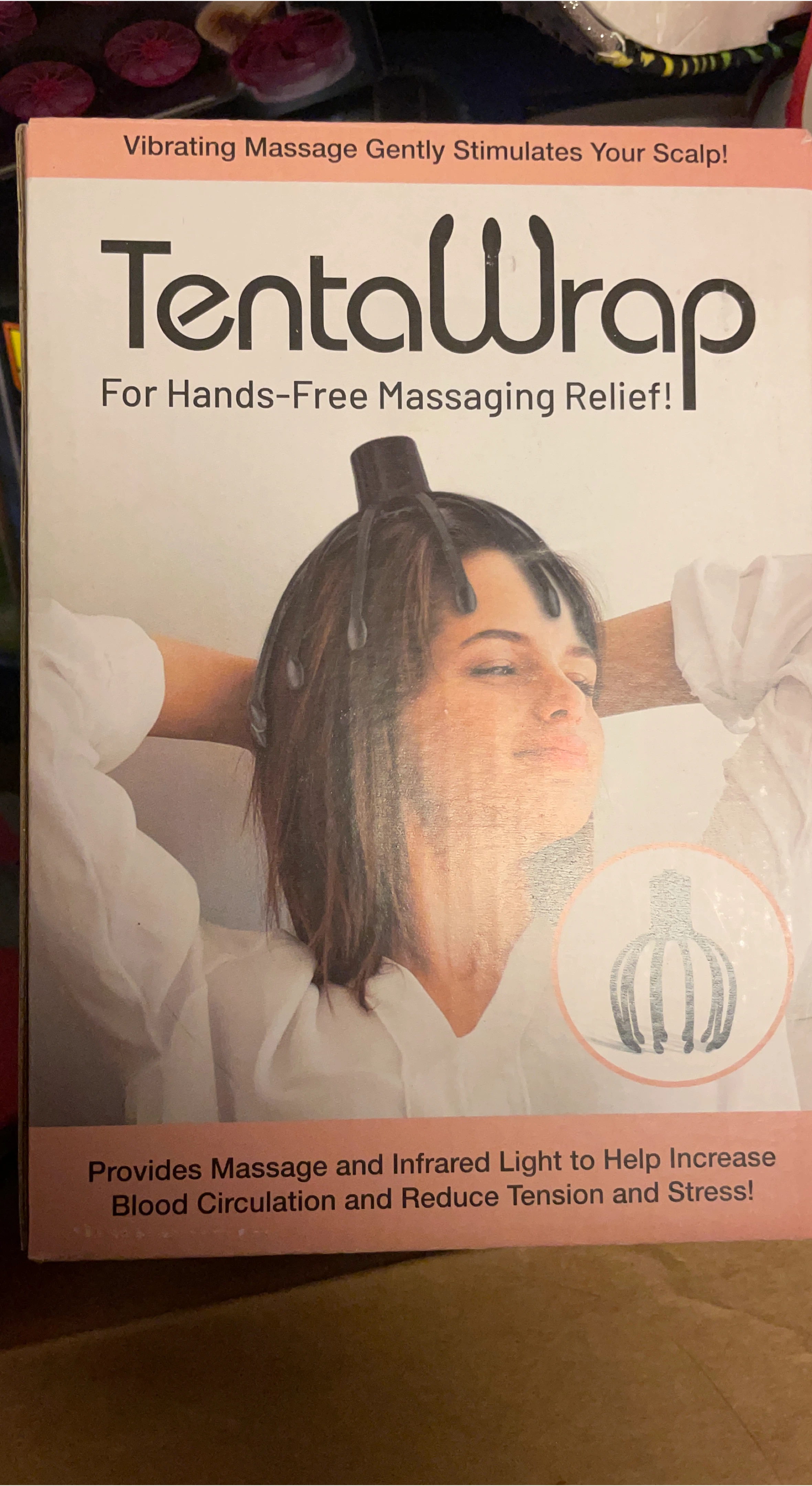 TentaWrap Hands-Free Scalp Massager