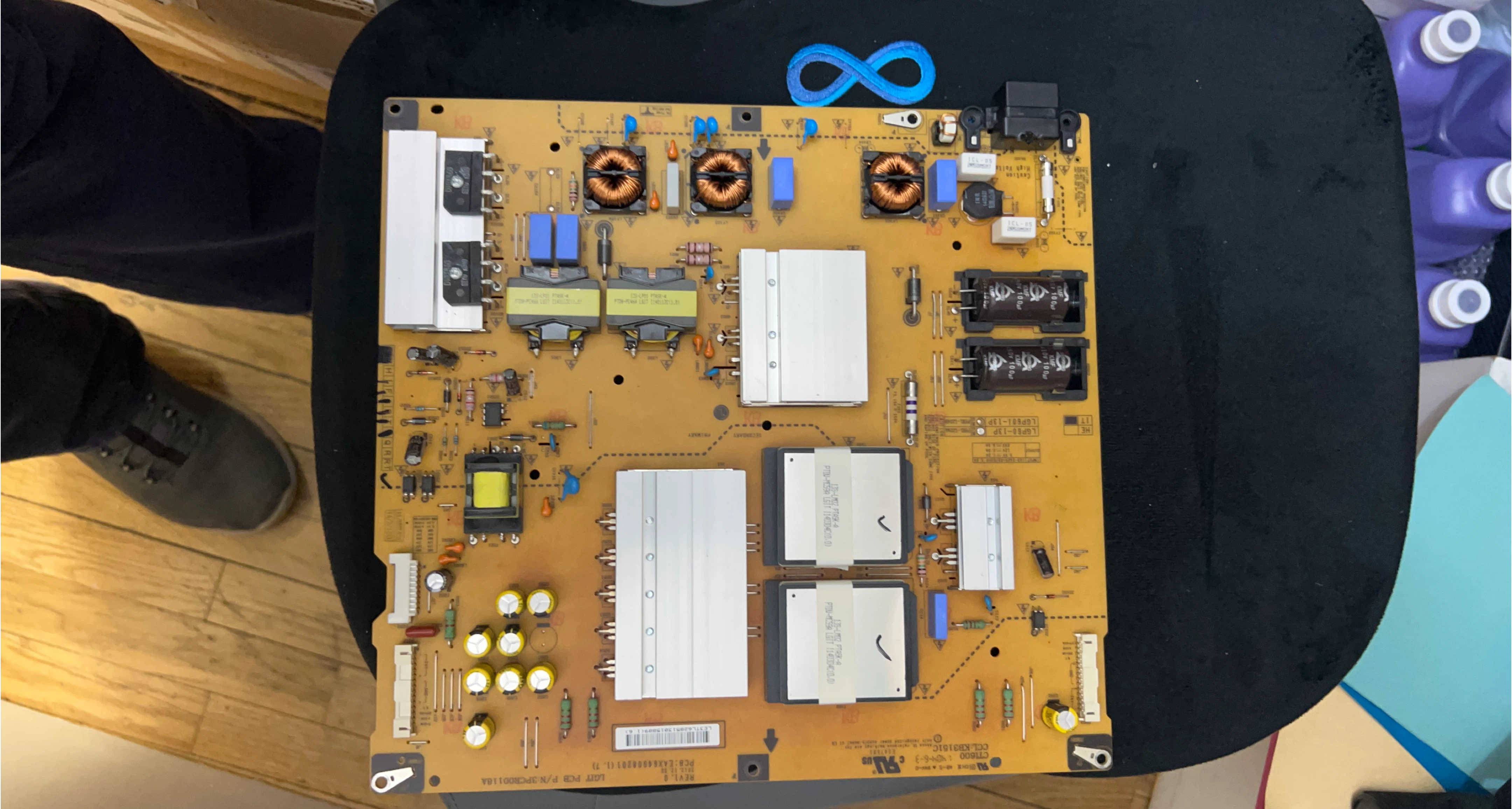 LG Power Supply Board EAX64908201 (1.7) for LG TVs