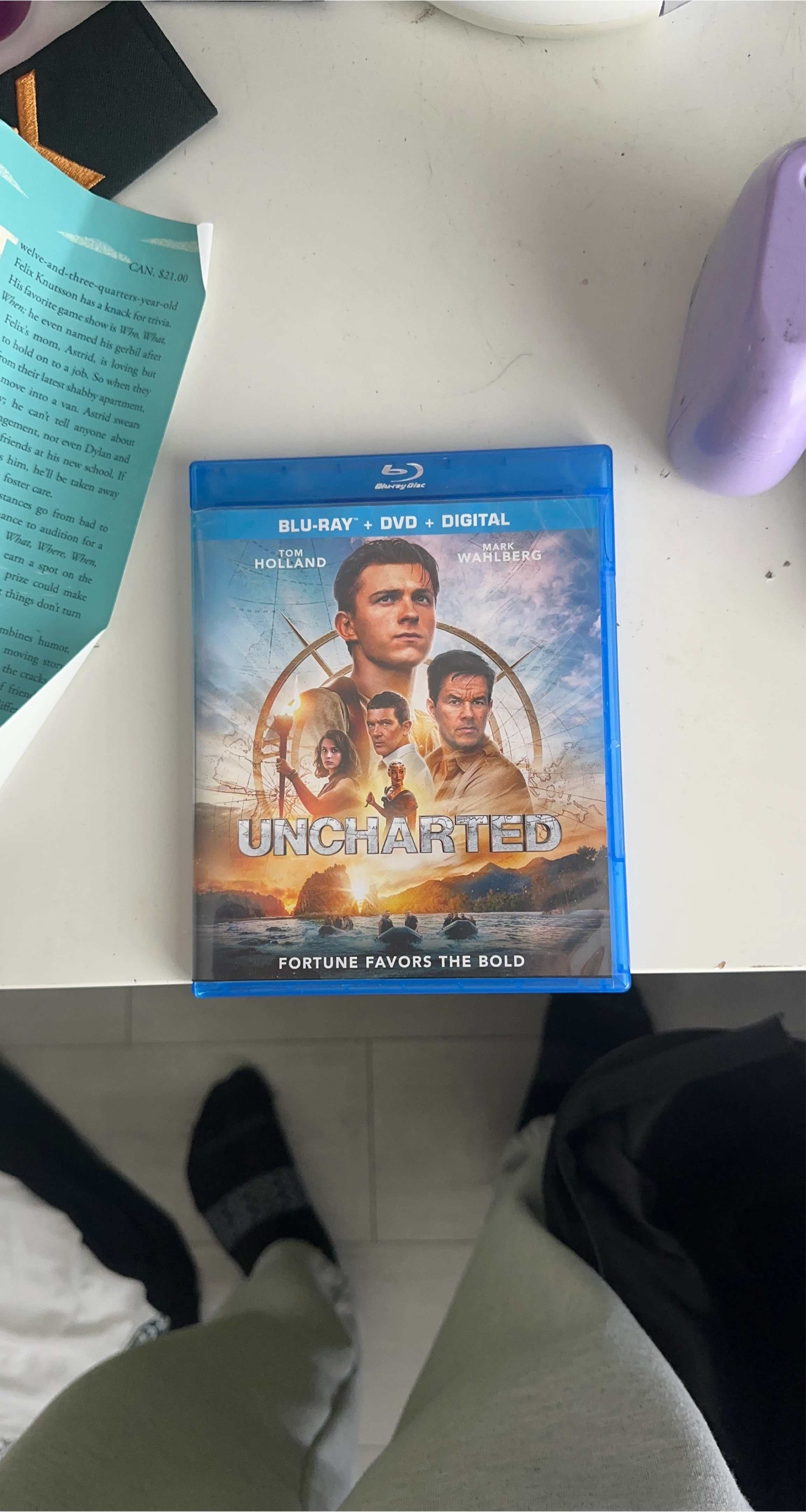 Uncharted Blu-ray + DVD + Digital Movie