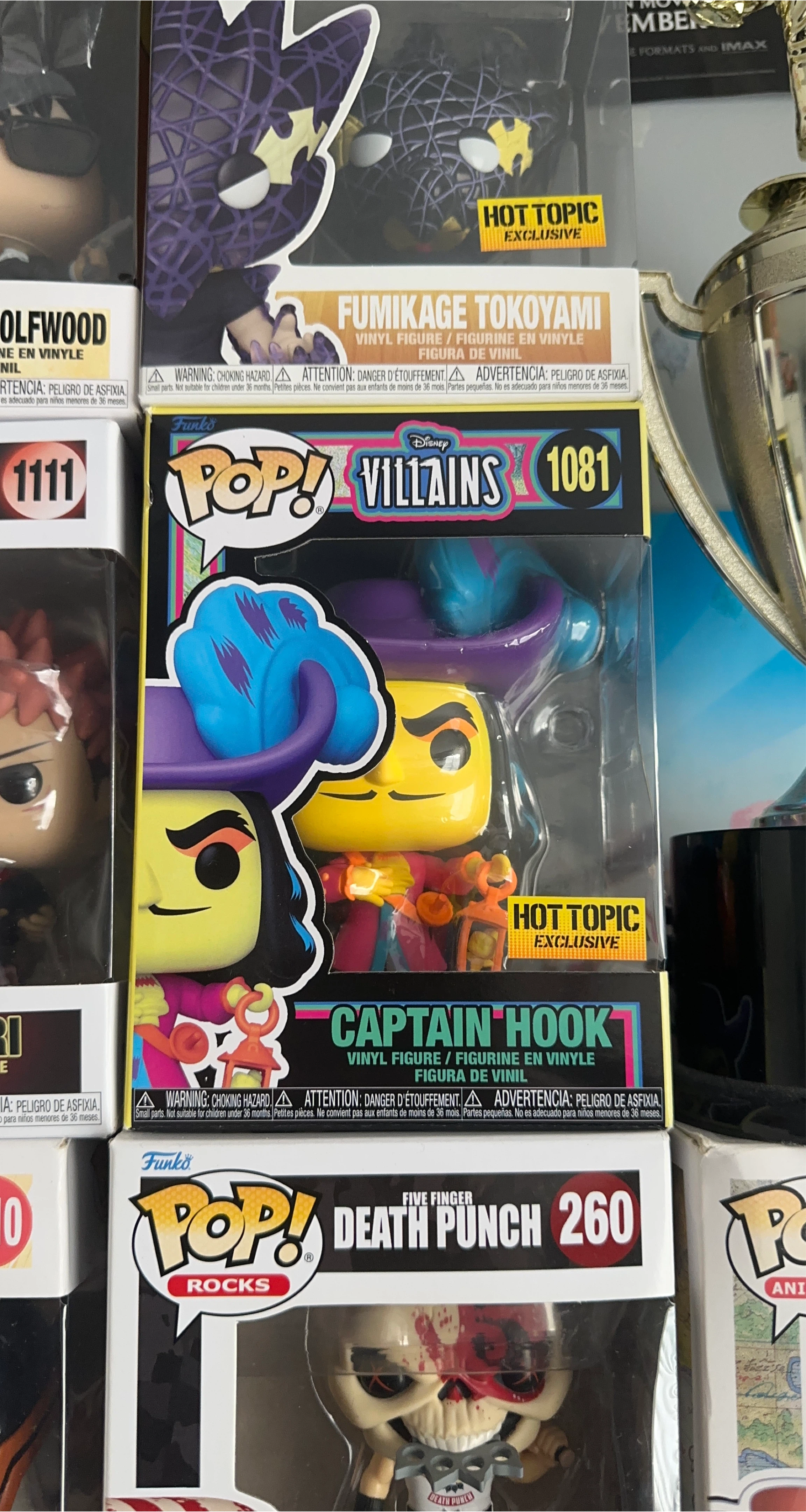Funko Pop! Captain Hook Vinyl Figure #1081