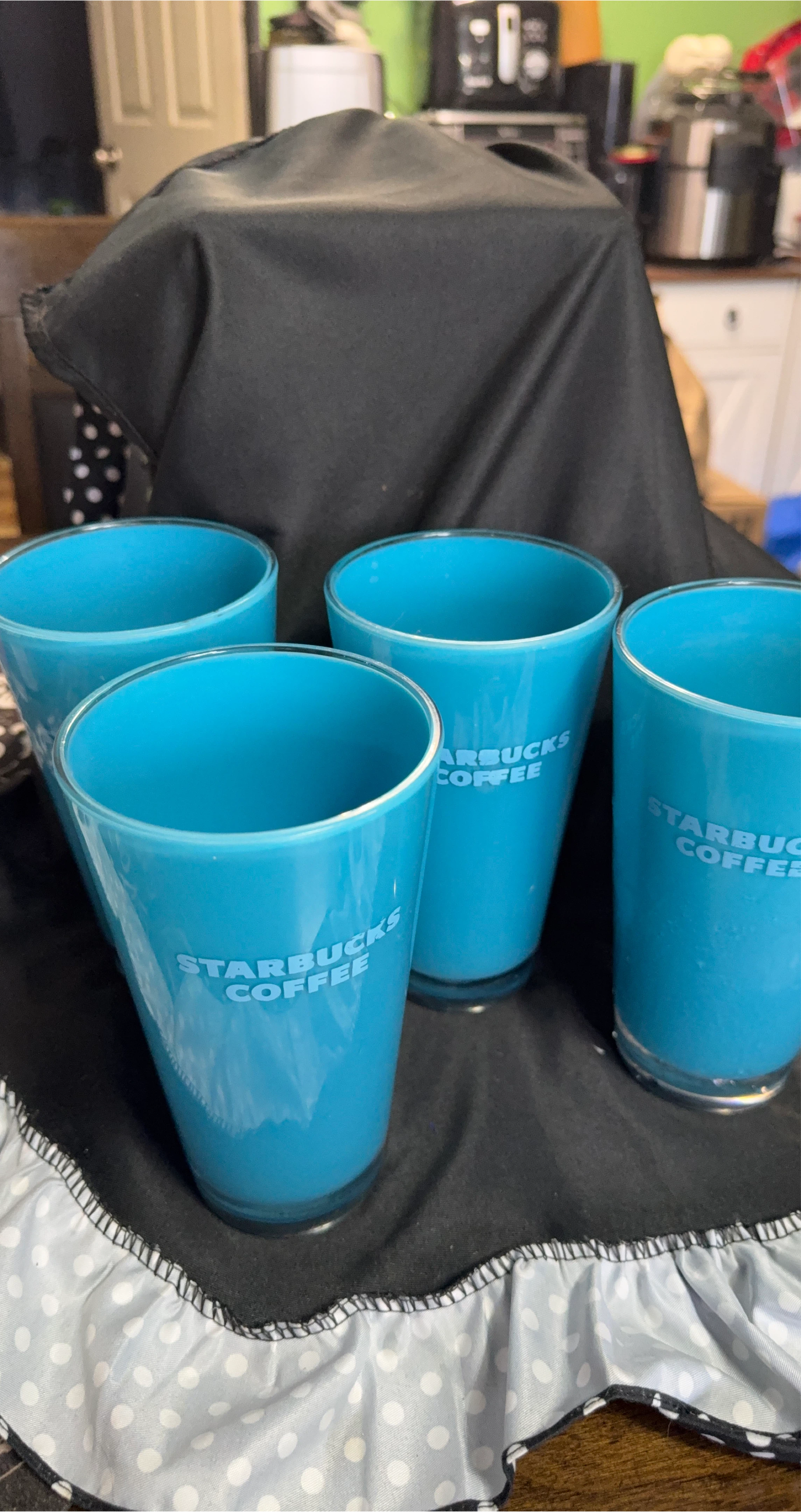 Starbucks Coffee Blue Tumblers Set of 4