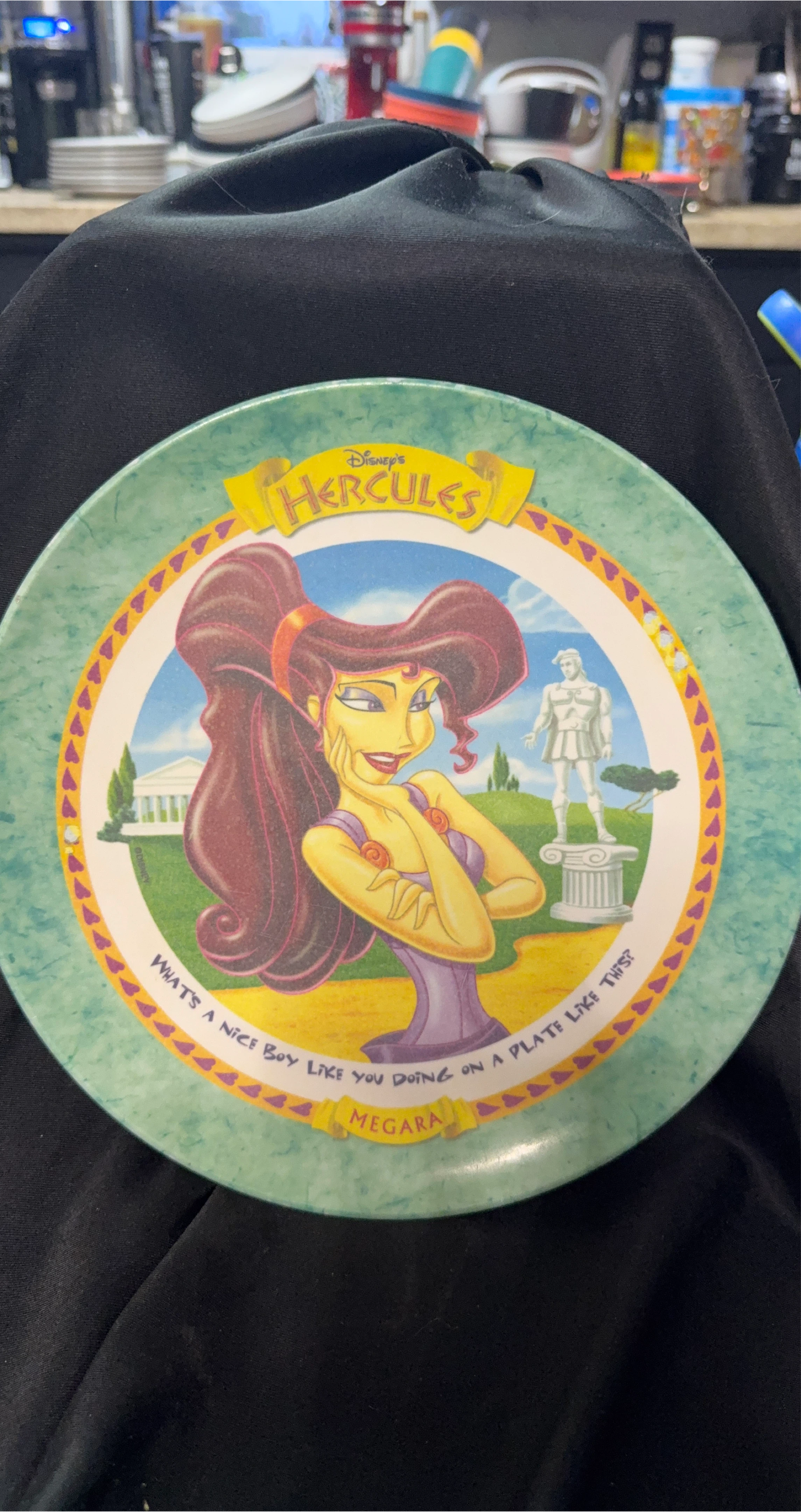 1997 collectable Disney's Hercules Megara Plate