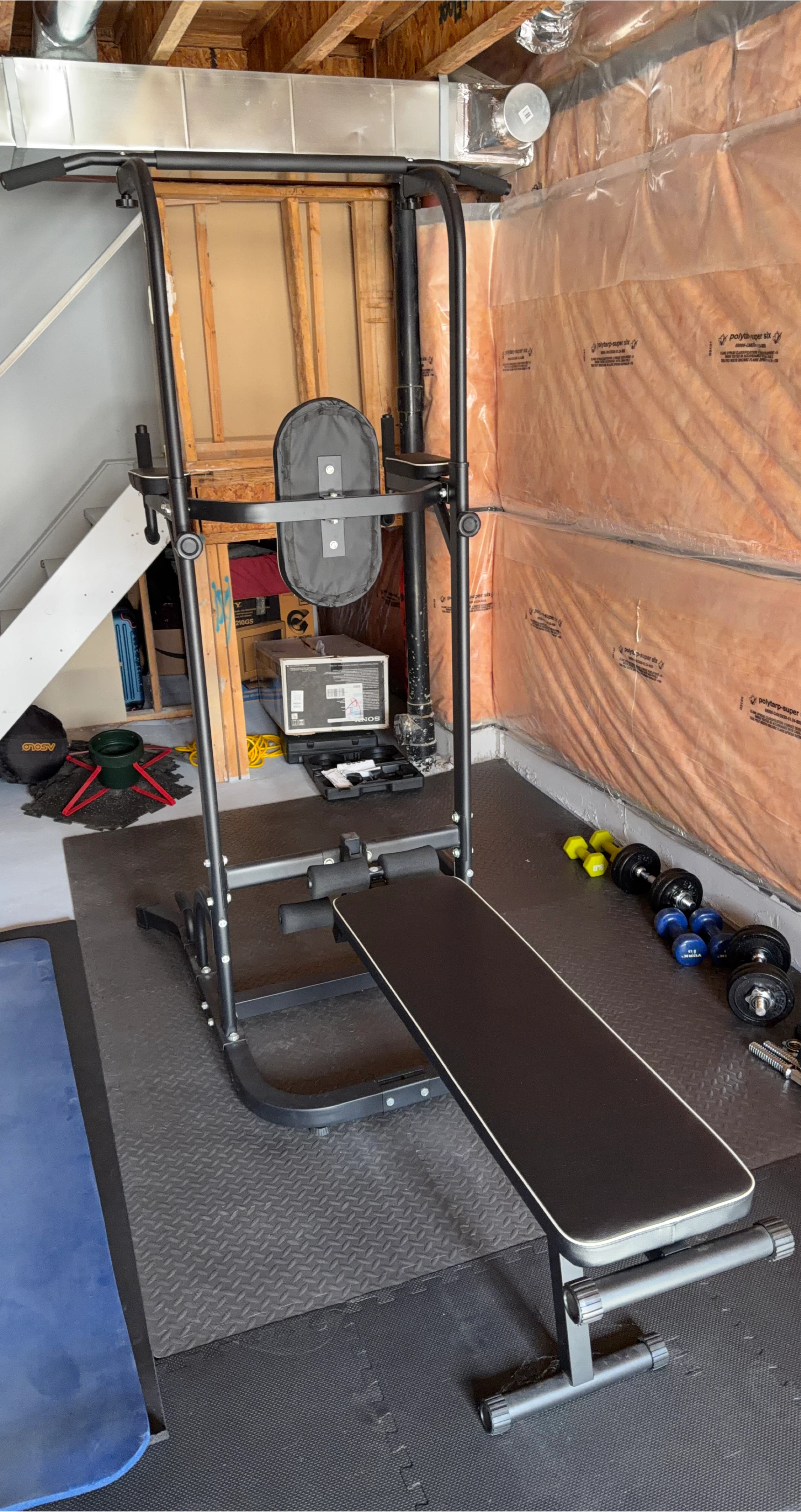 Pull Up Station with Bench