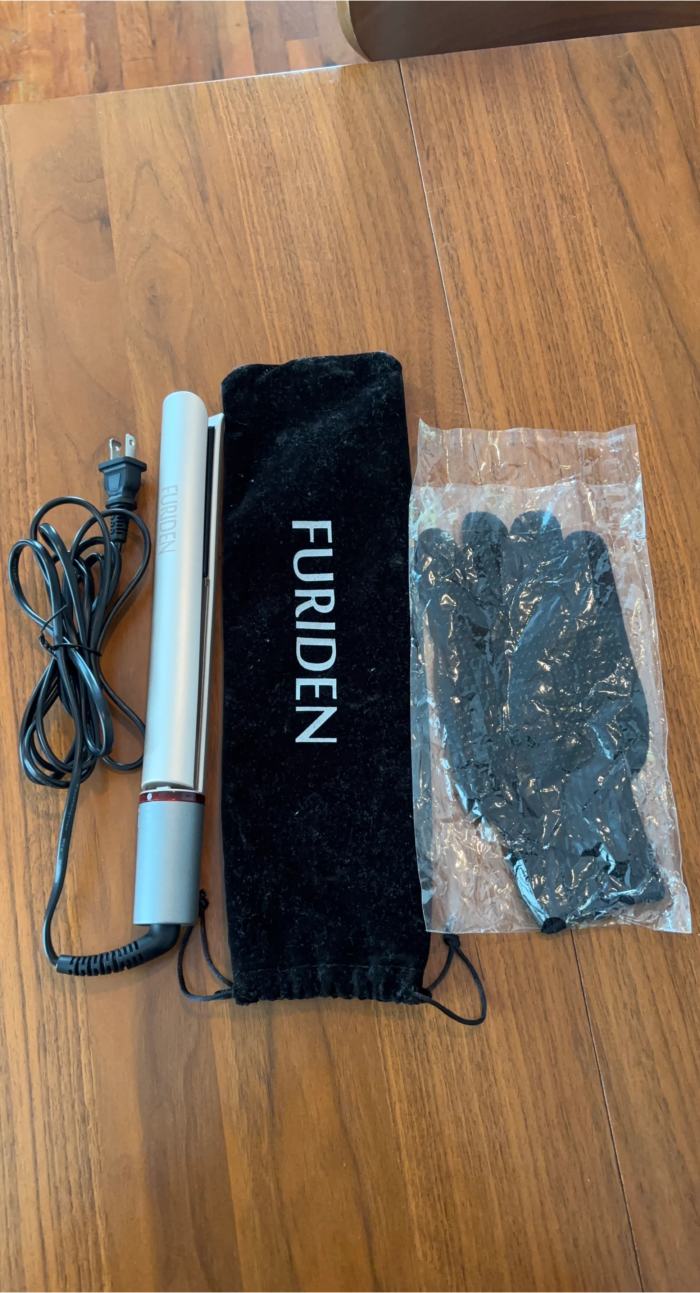 FURIDEN Professional Hair Straightener with Heat Resistant Glove