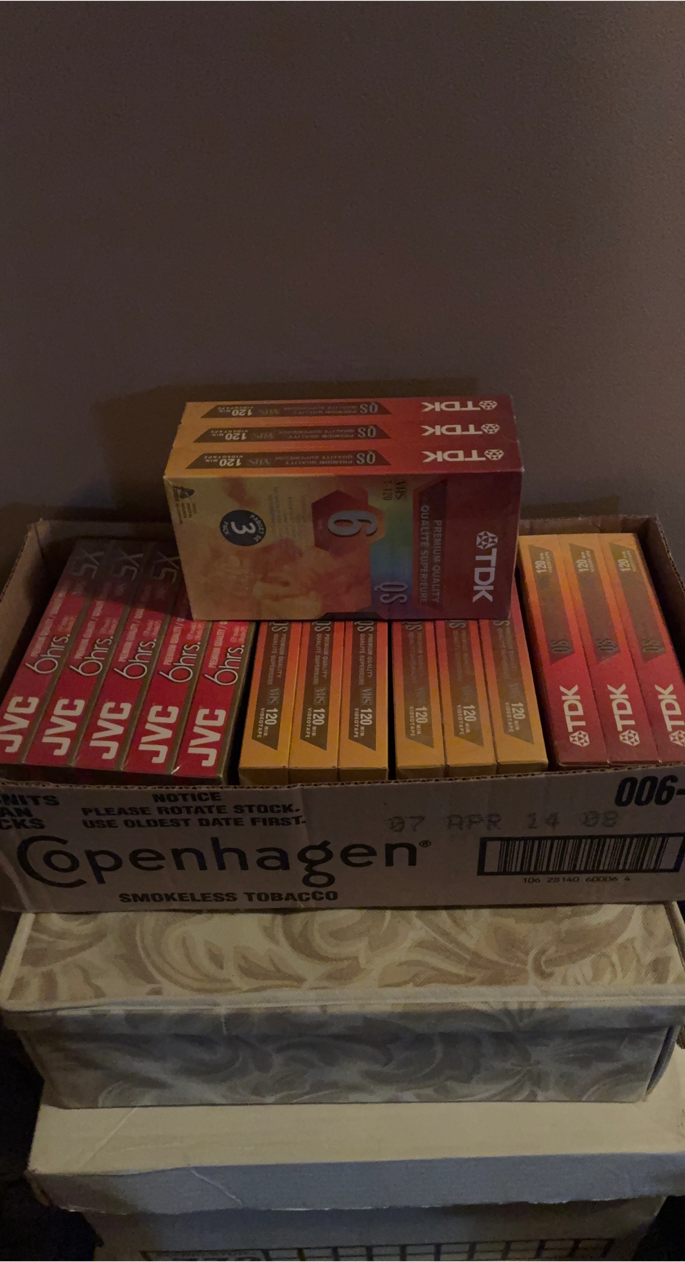 TDK and JVC VHS Videotapes