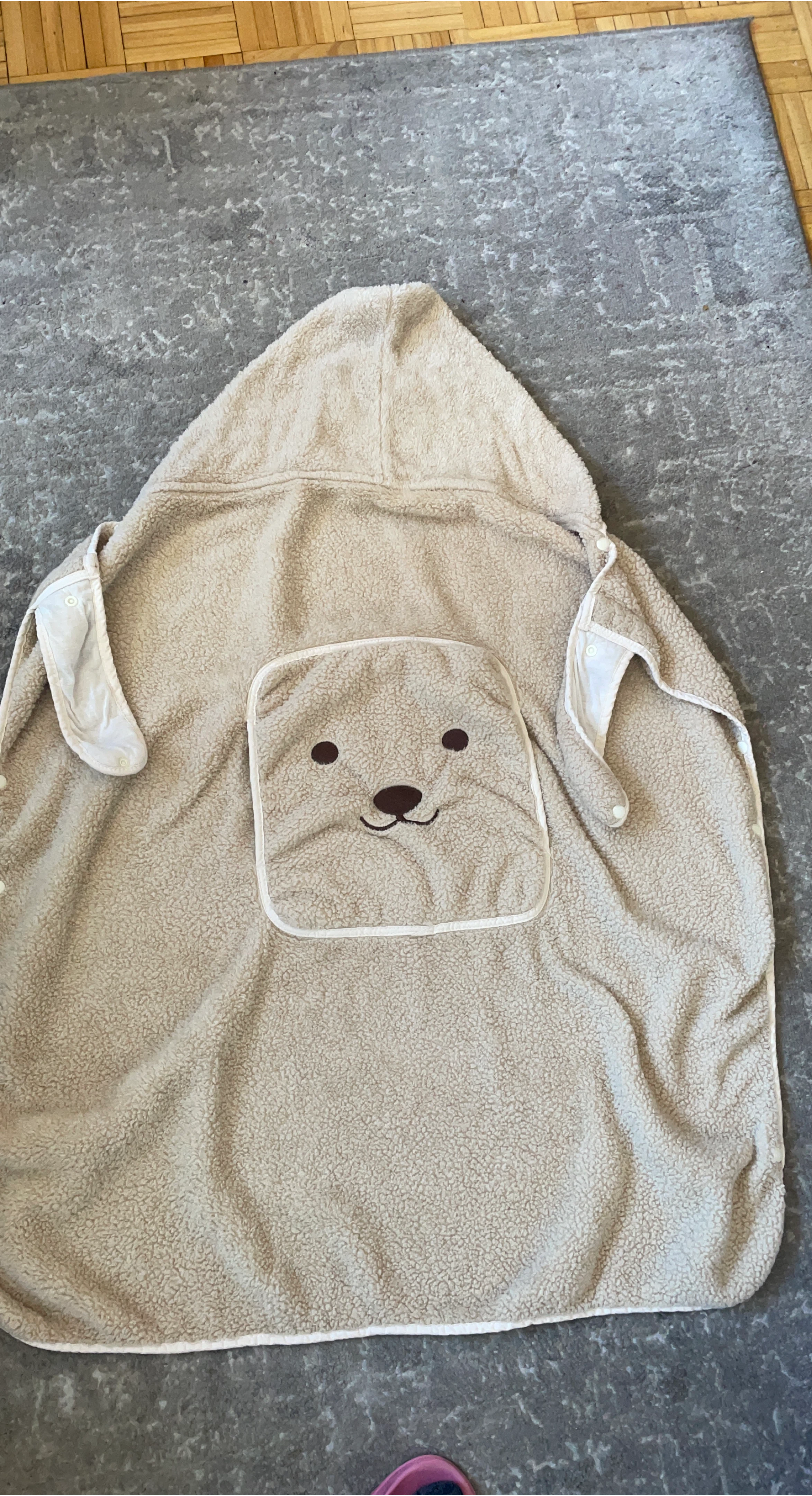 Fleece Baby Bunting Bag with Hood