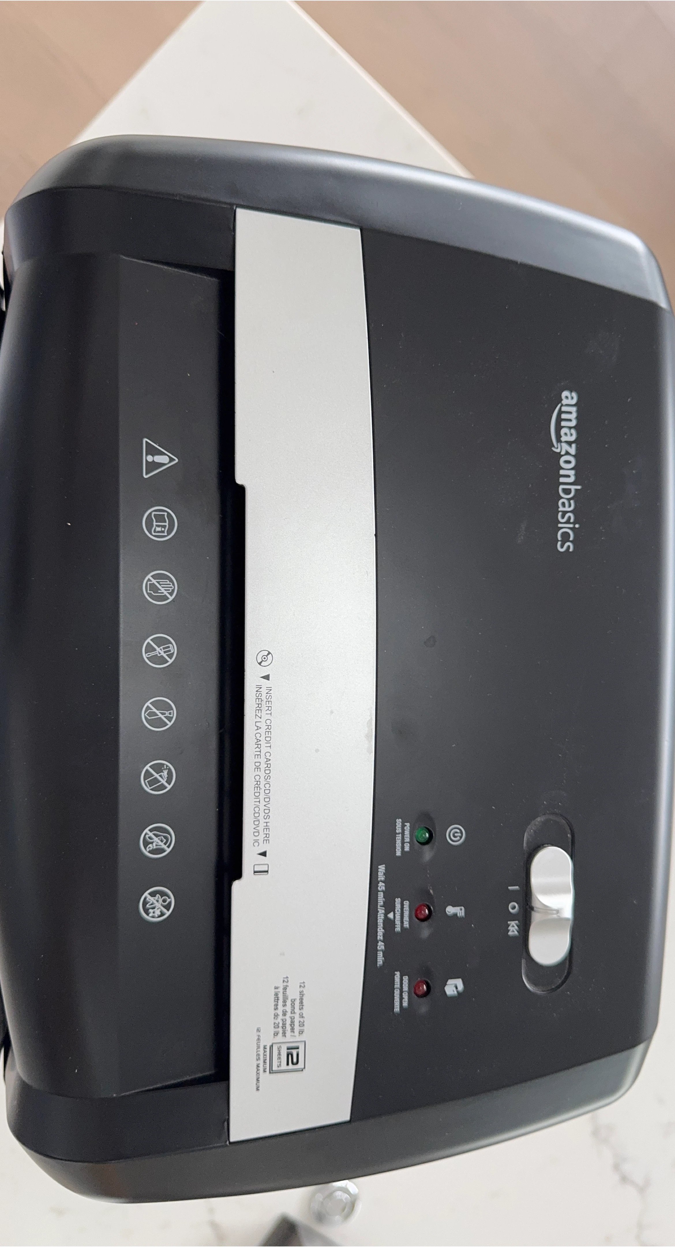 AmazonBasics Paper Shredder
