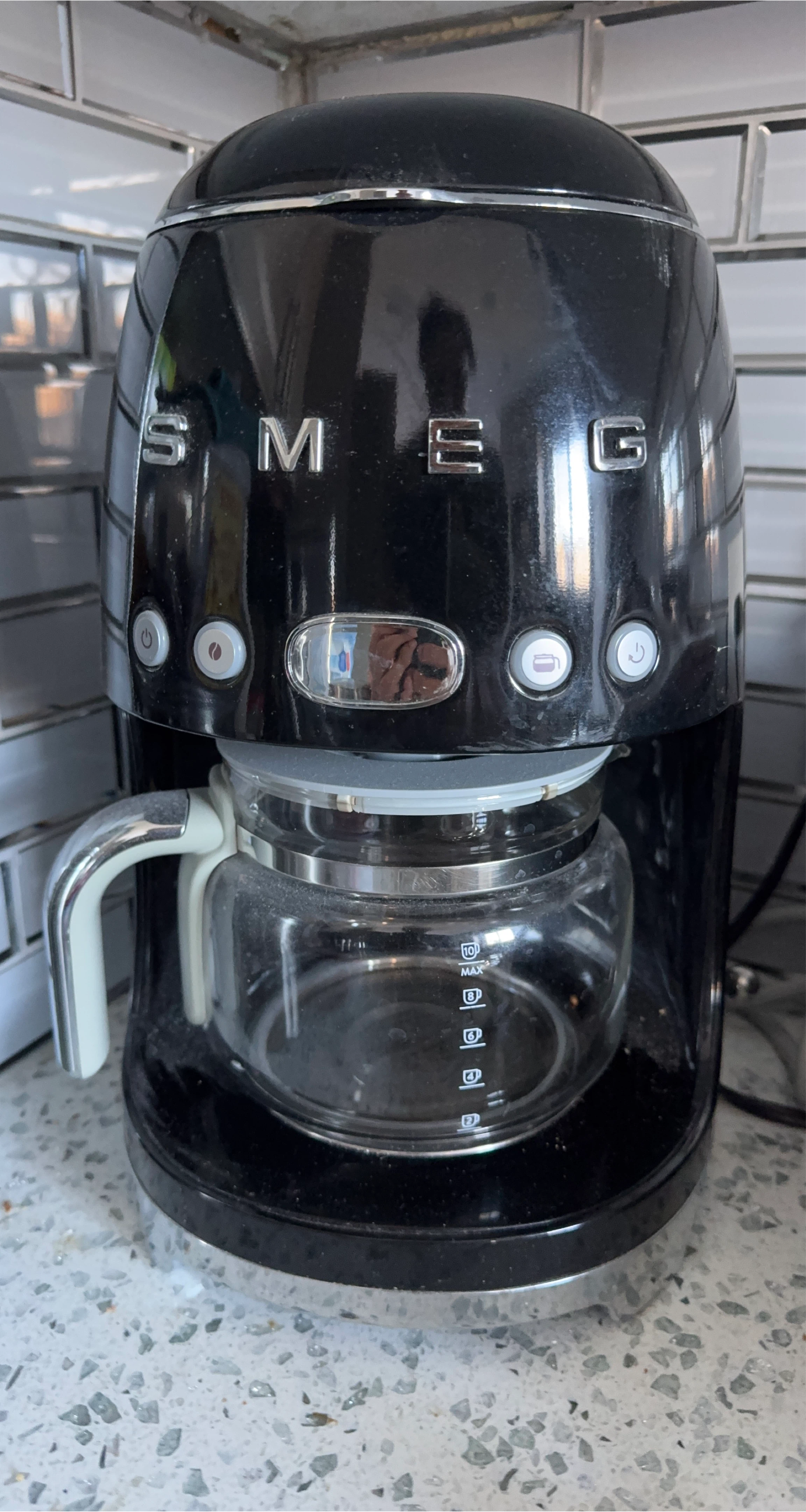 Smeg Black Drip Coffee Maker