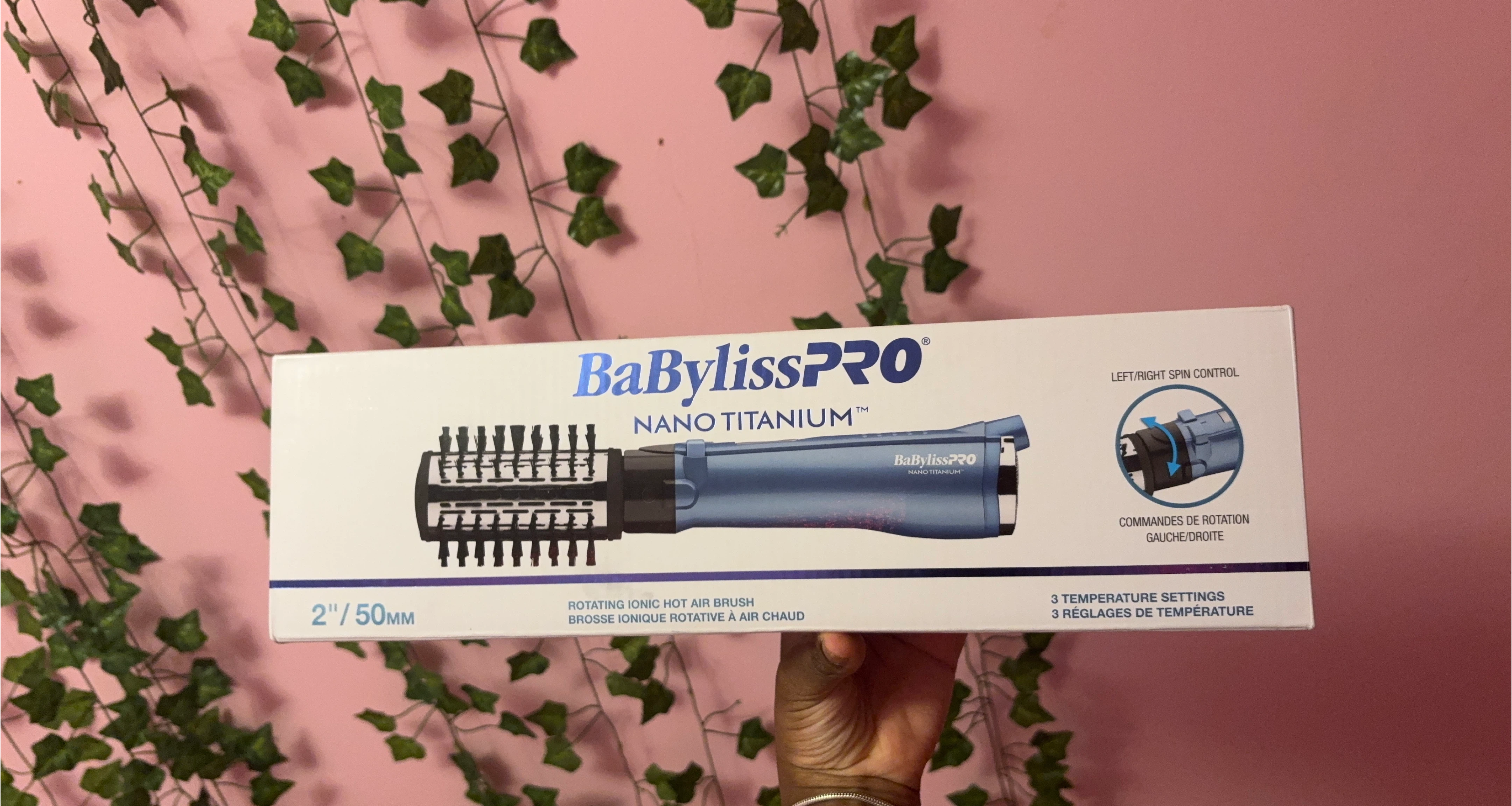 BaBylissPRO Nano Titanium Rotating Hot Air Brush