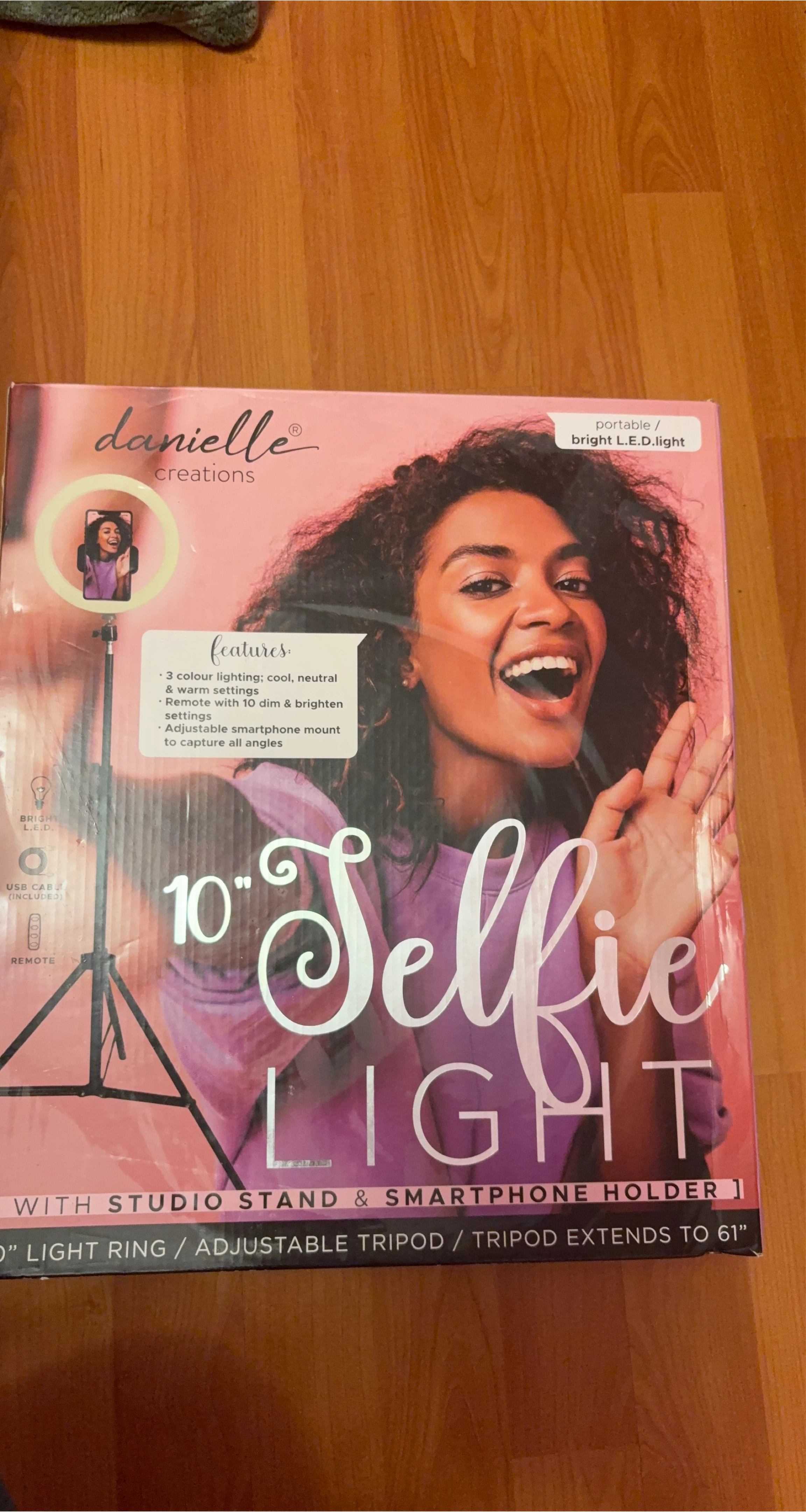 Danielle Creations 10" Selfie Light with Studio Stand