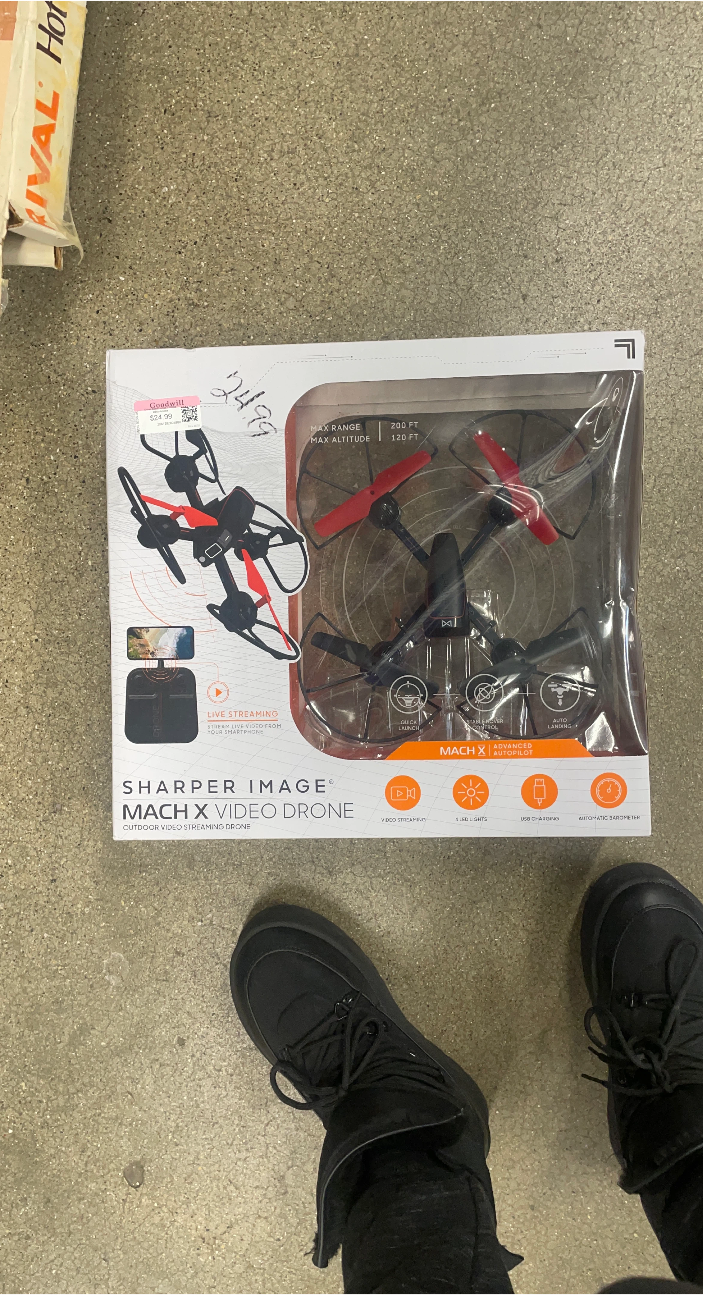 Sharper Image Mach X Video Drone